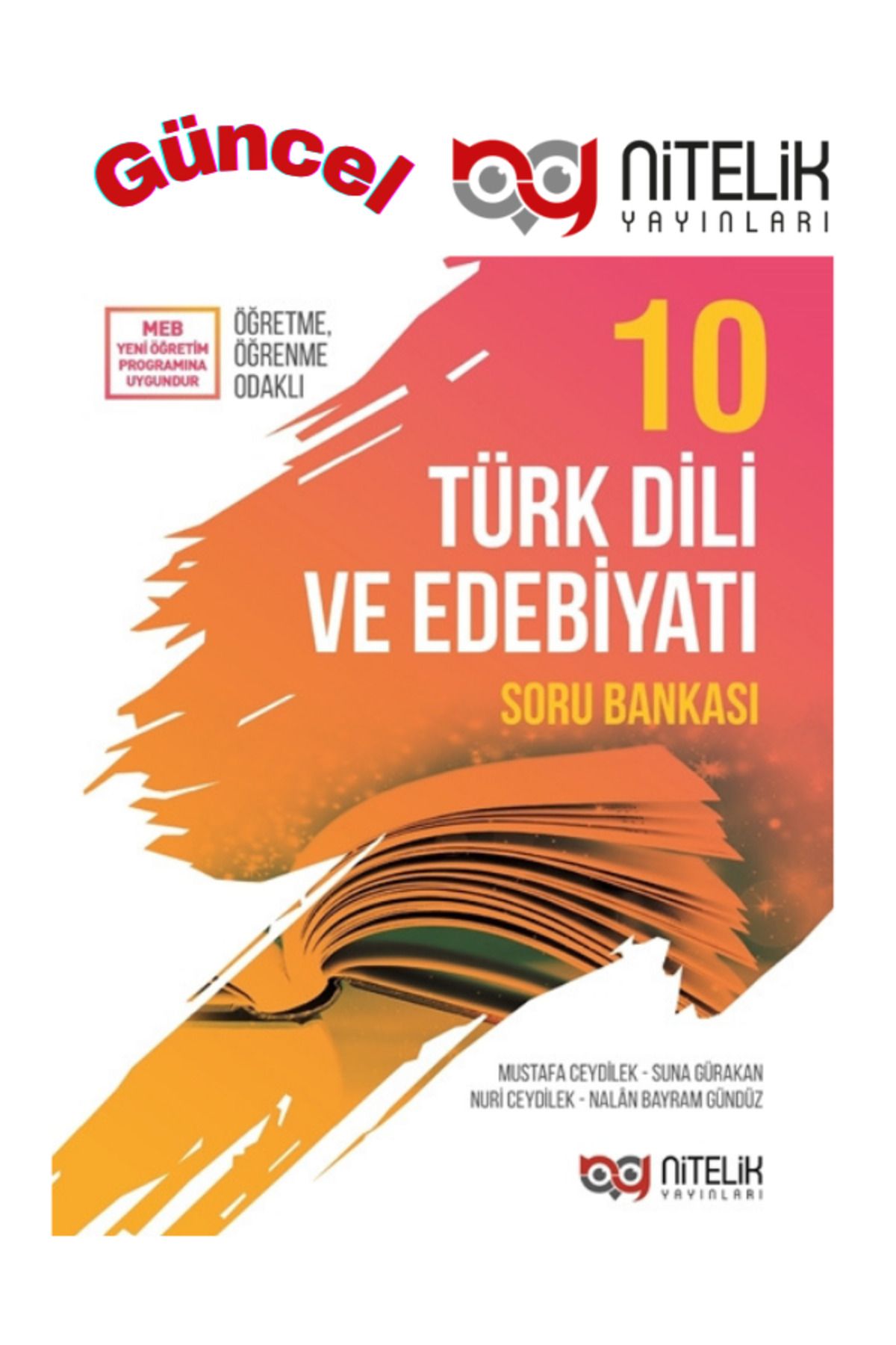 Palme Yayınevi Nitelik Yayınları Güncel 10.Sınıf Türk Dili Edebiyatı Video Çözümlü Soru Bankası