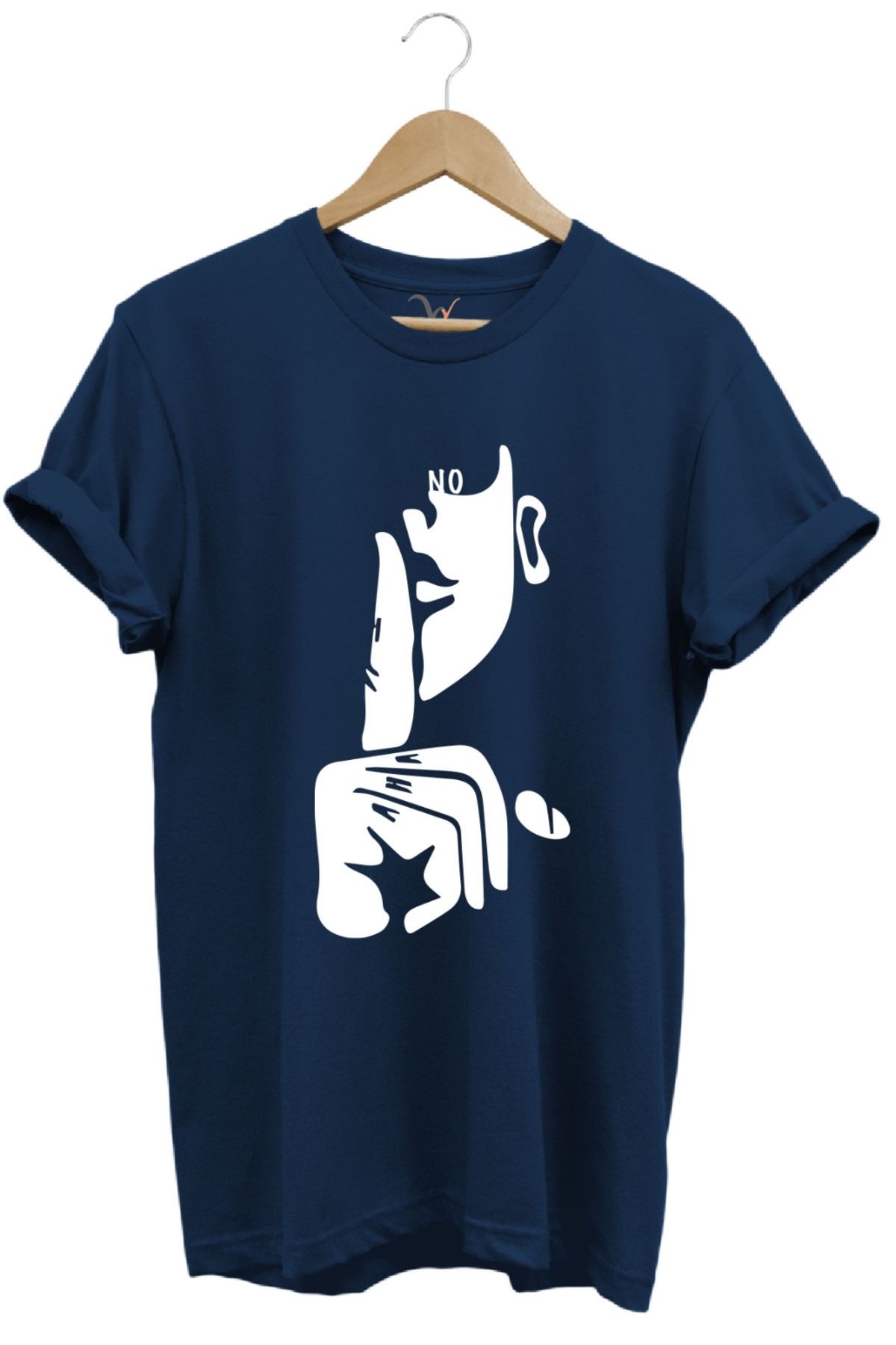 MODA Sokak Stiline Uygun Grafik Desenli Unisex %100 Pamuk Bisiklet Yaka Basic T-shirt