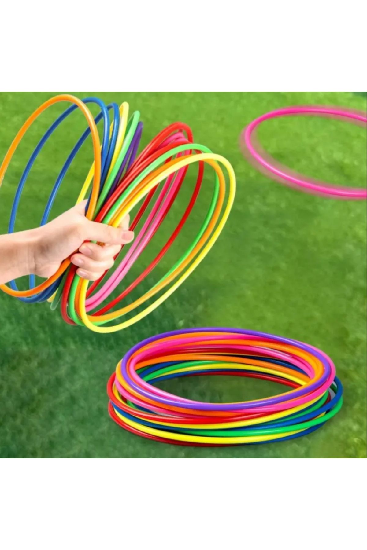 inorjech Renkli Halkalar (20 cm-10 adet)