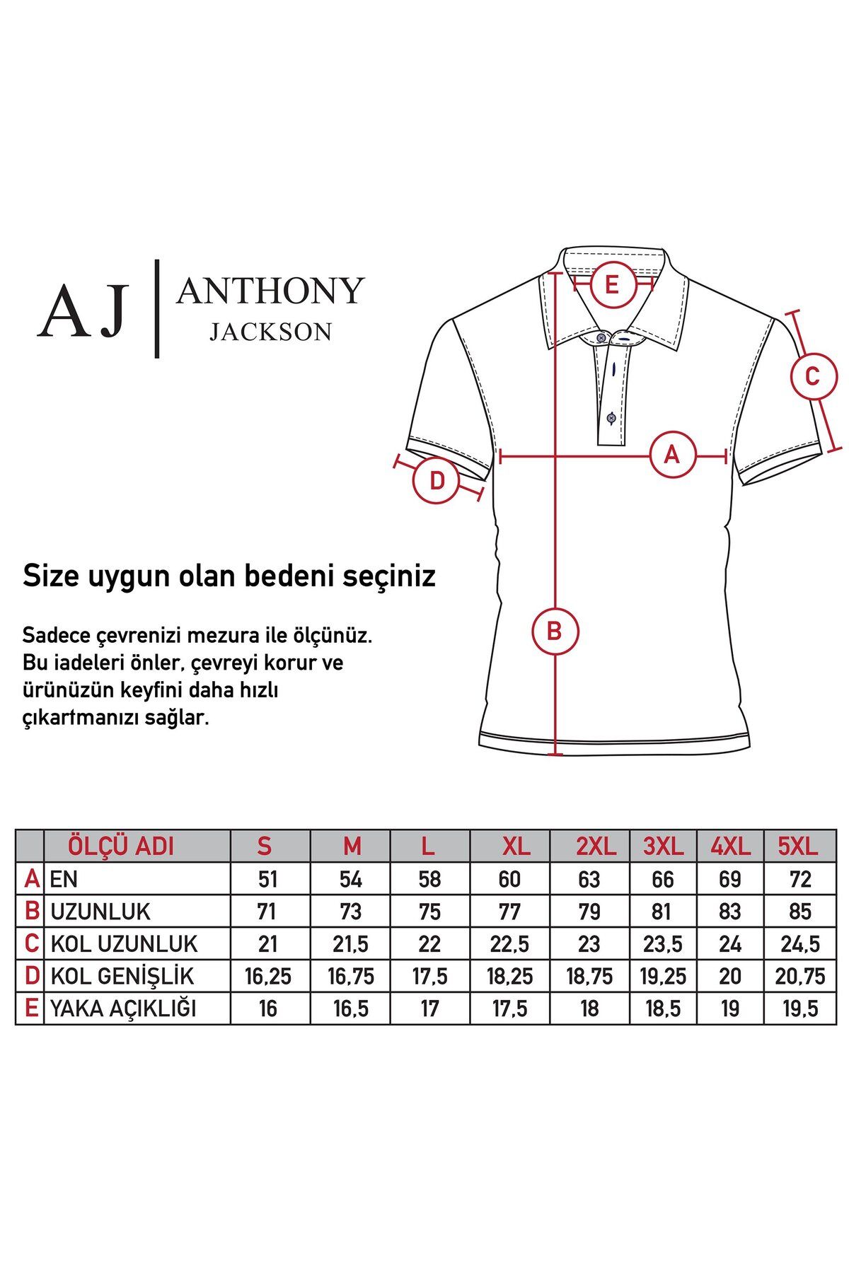 ANTHONY JACKSON Premium Erkek Polo Yaka Tişört Giorgio