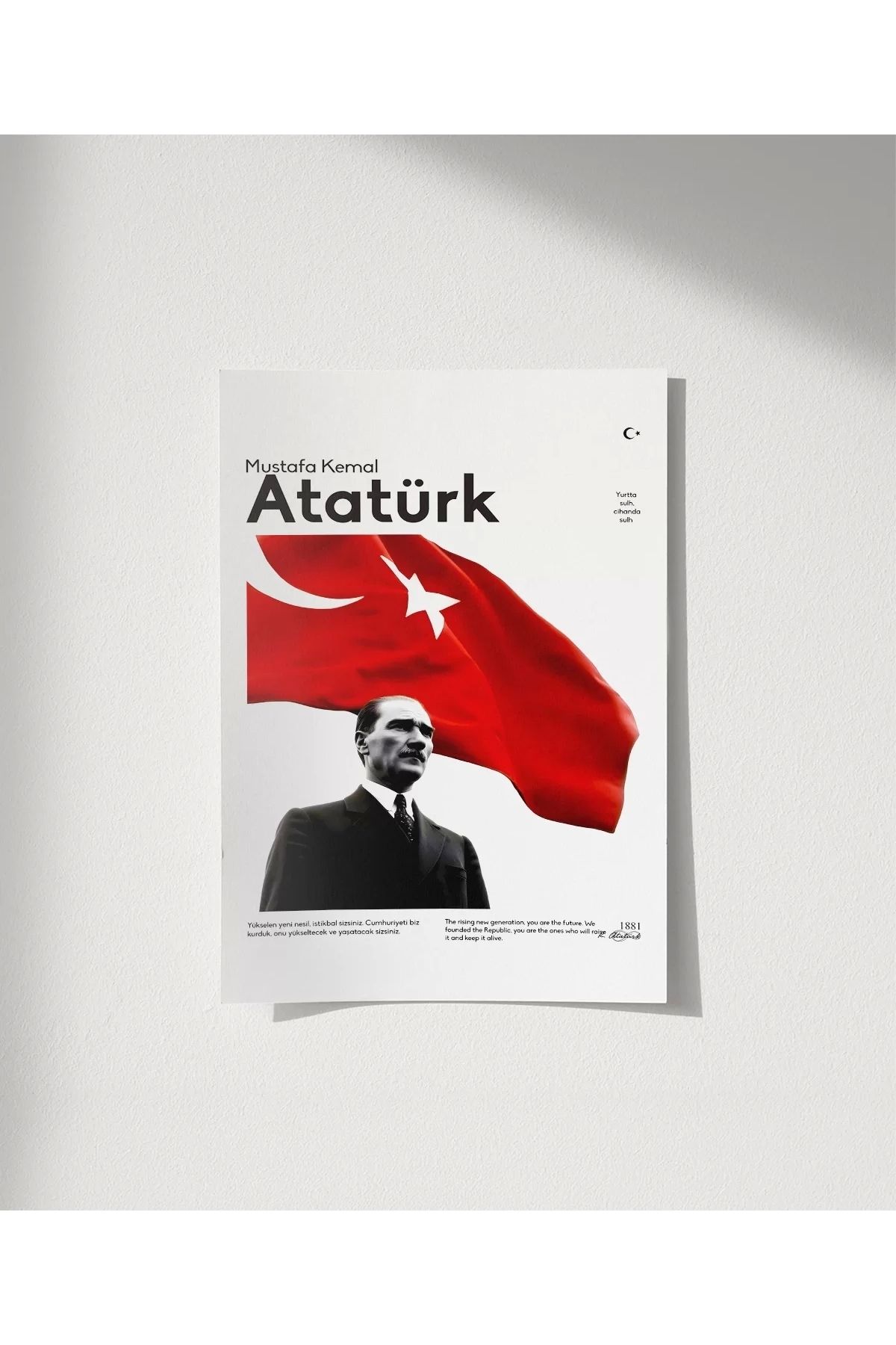 VOGLOO Çerçevesiz Poster Yükselen Nesiller