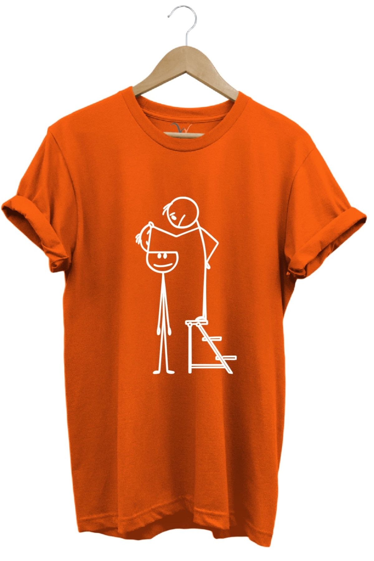 onsrawear Unisex İllüstrasyon Baskılı Günlük %100 Pamuk T-Shirt