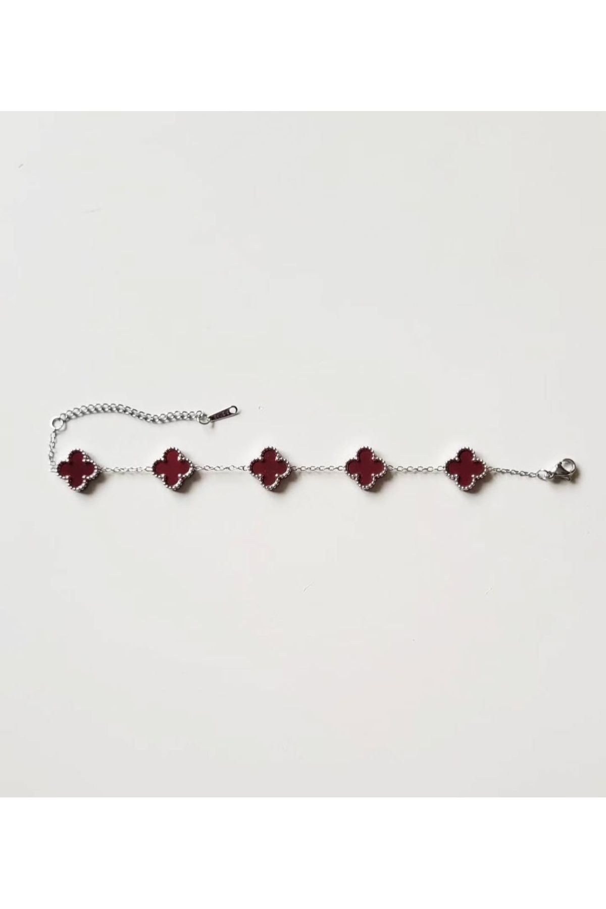 JEWSHİNY Bordo Detay Bileklik