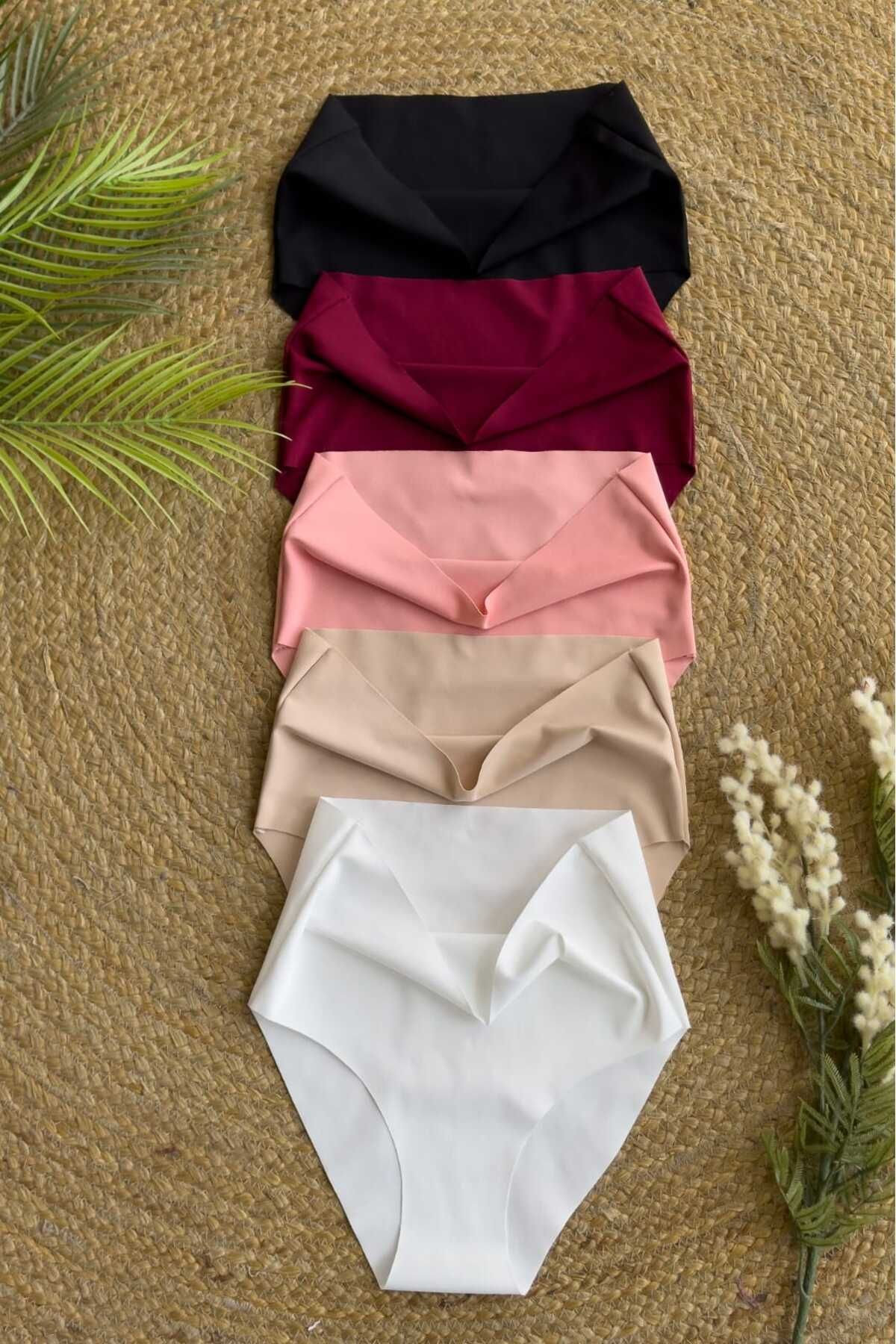 BERBUR STORE 10 lu paket lazer kesim dikişsiz külot bikini korse