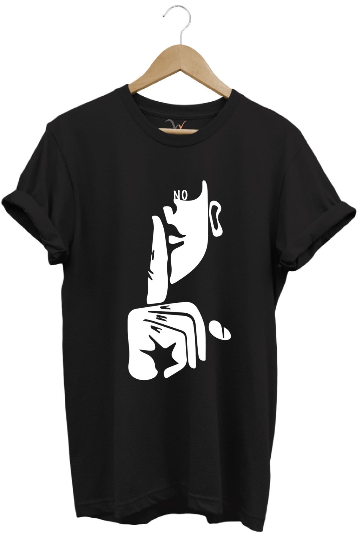MODA Sokak Stiline Uygun Grafik Desenli Unisex %100 Pamuk Bisiklet Yaka Basic T-shirt
