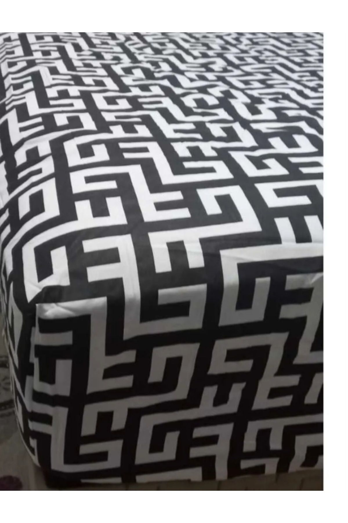 Totem-Star Patterned Ranforce Fitted Sheet Set 2