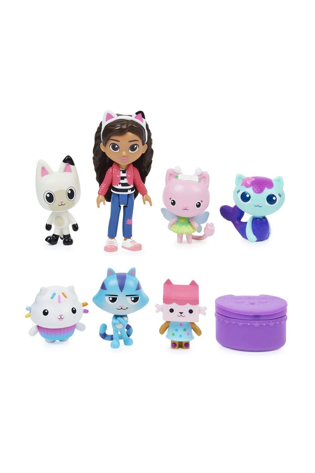 Spin Masters 64840 Gabbys Dollhouse Delüks 7li Figür Seti