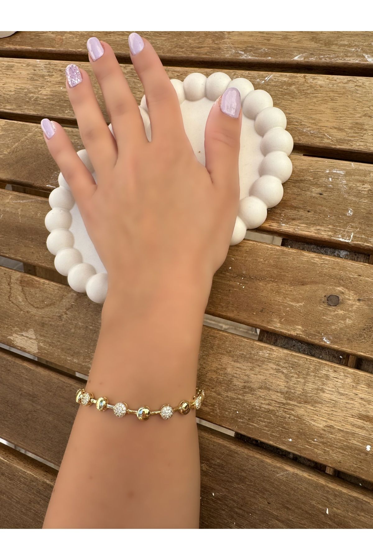 Gilia Jewelry Xuping Nokta Taşlı Bileklik