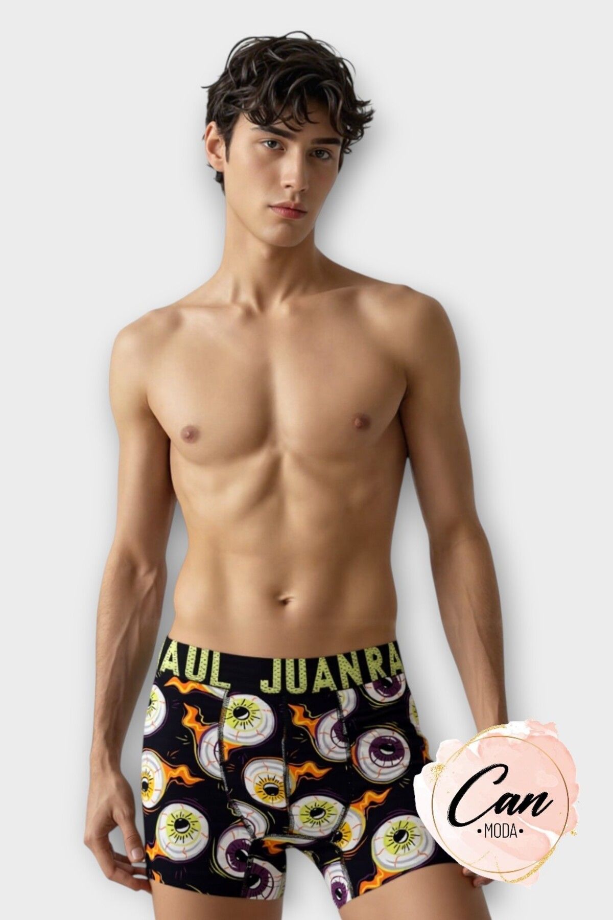 Juan Raul X-Eye Desenli Yumuşak Boxer - DB237