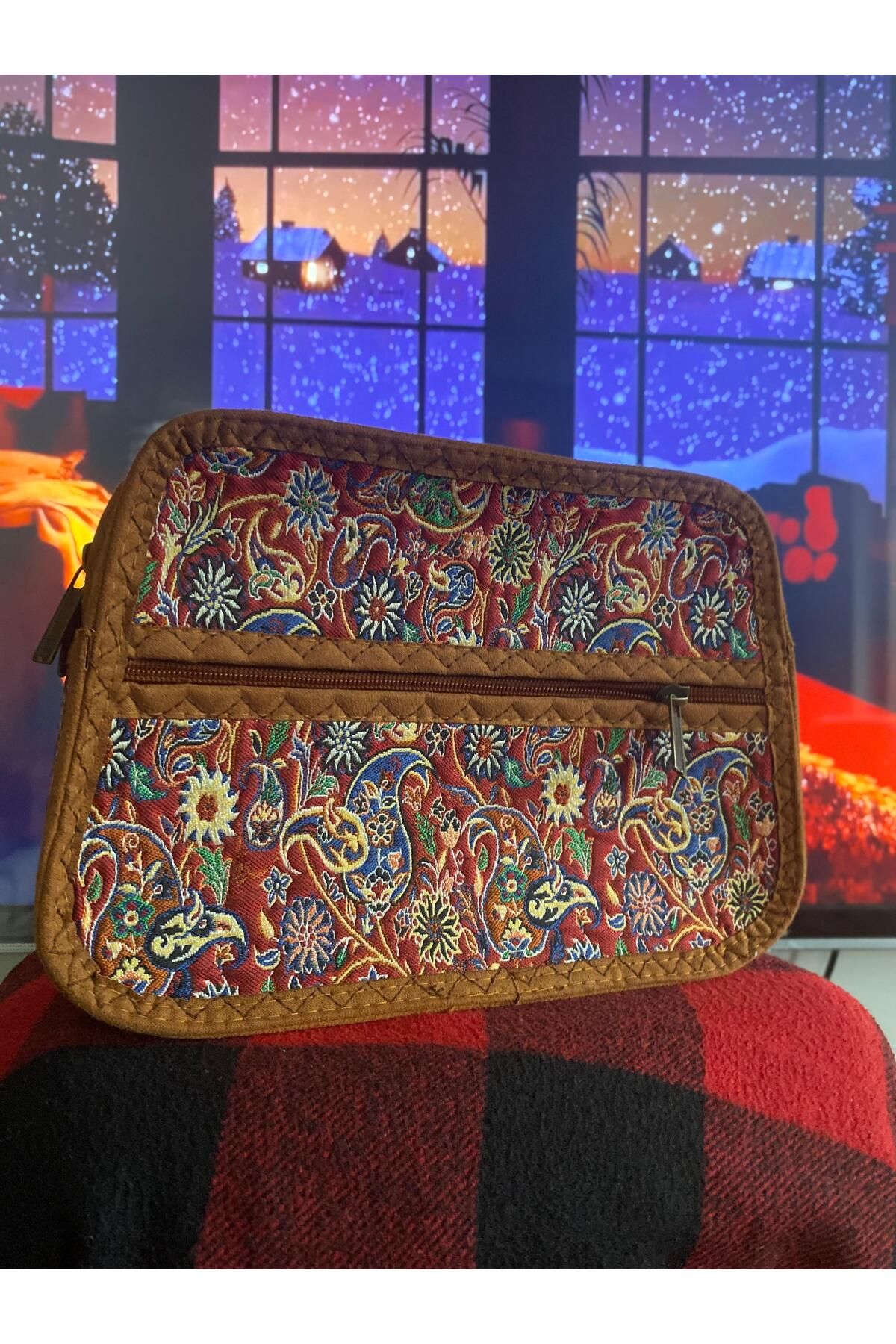 MODA Otantik Deri Detaylı Omuz ve El Çantası