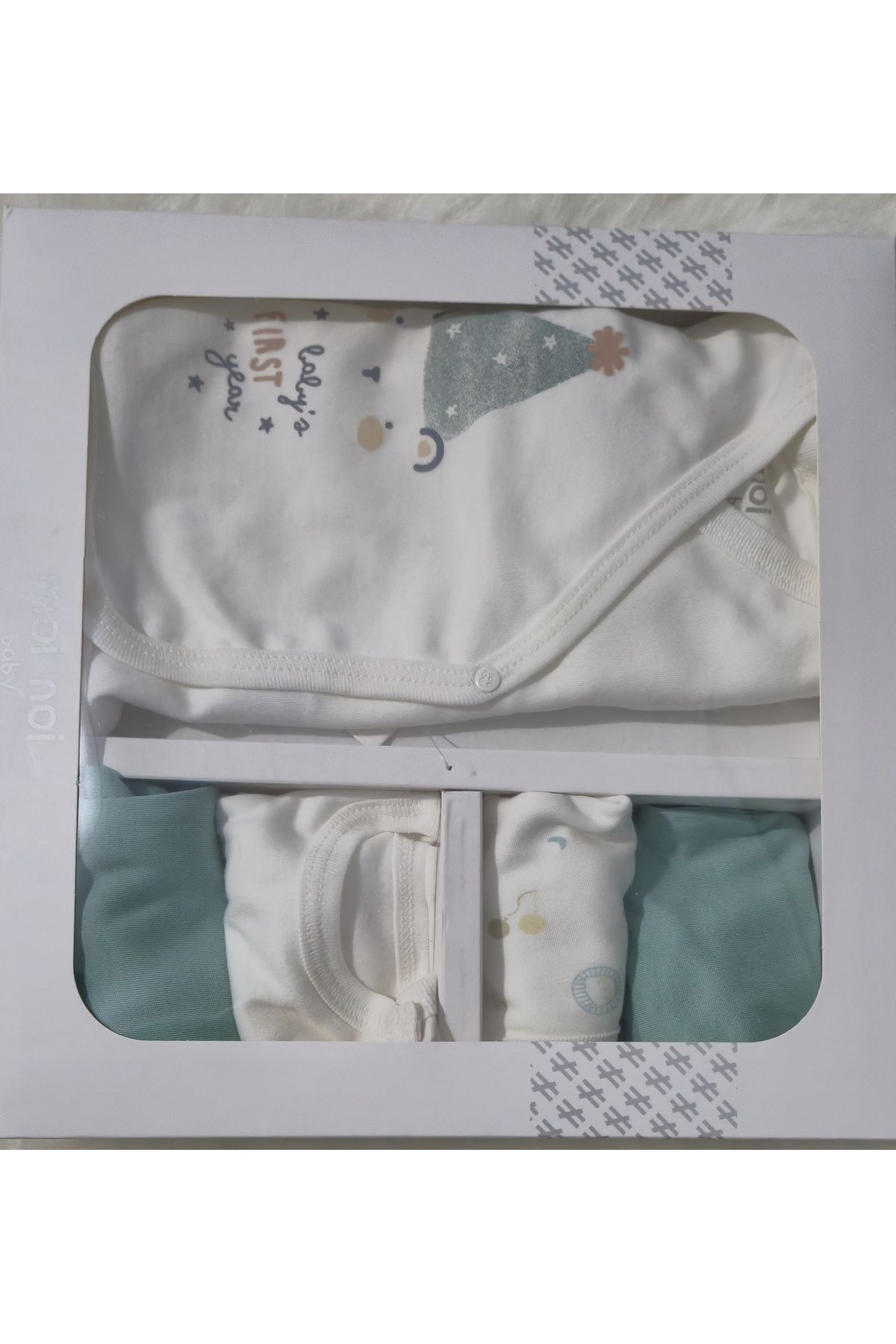 Moi Noi balon 5'li unisex Hastane çıkışı seti