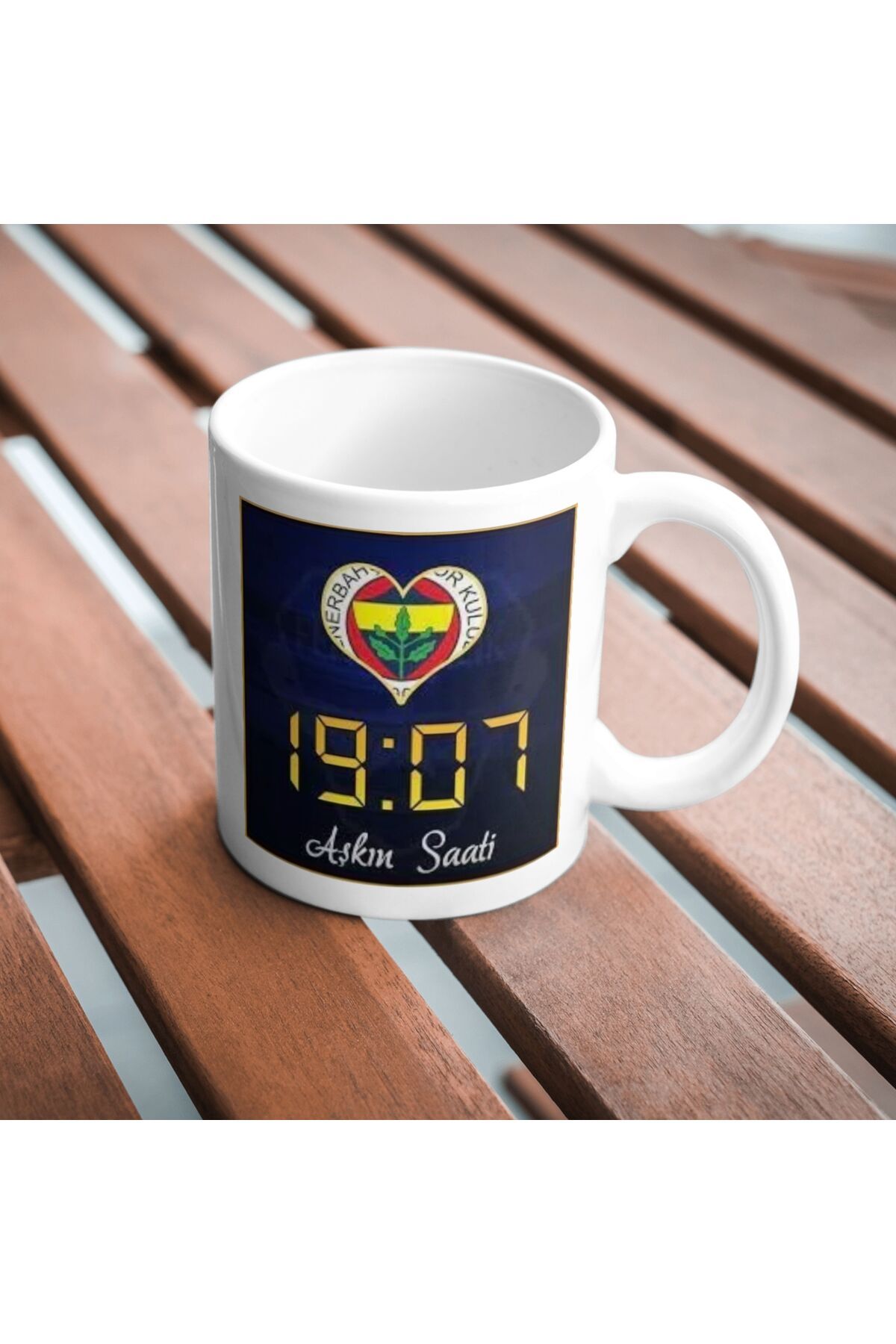 freyja design taraftar baskılı çift taraflı kupa bardak