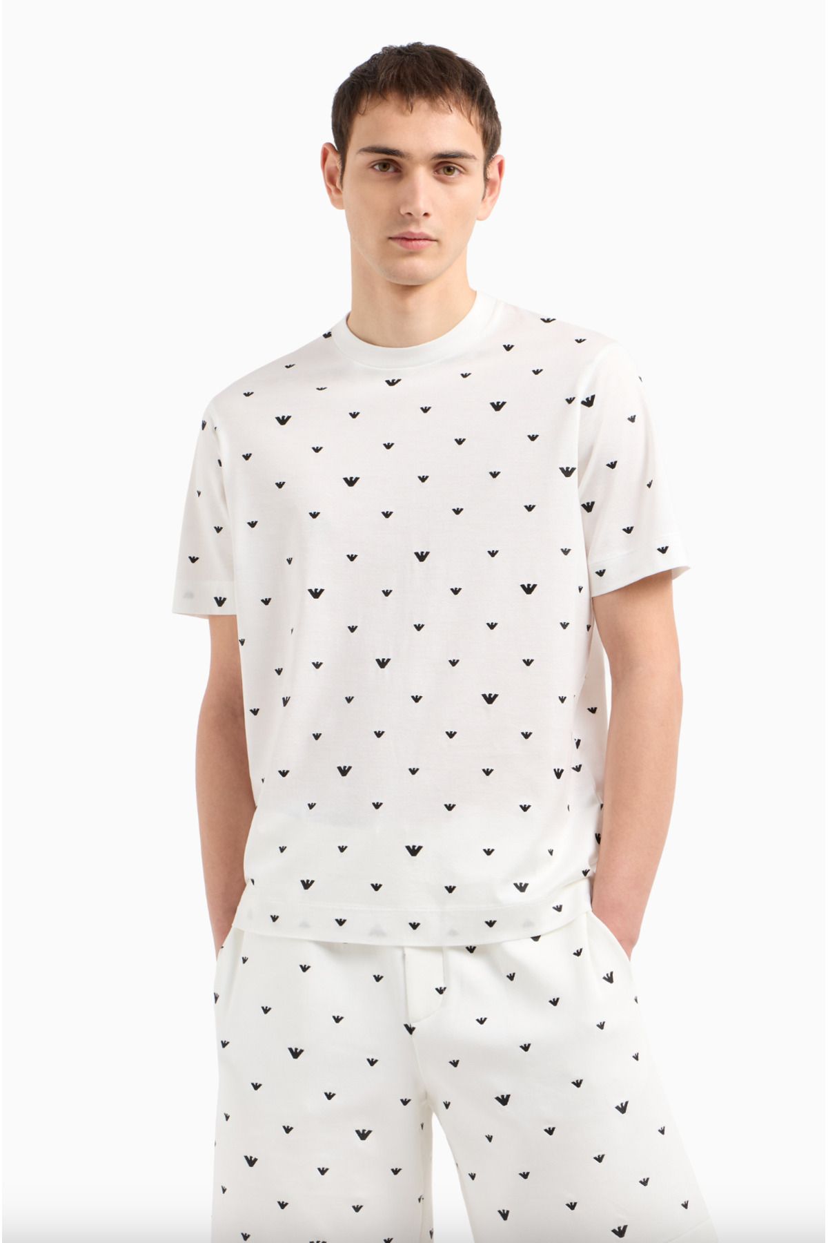 Emporio Armani Lyocell-Blend Jersey T-shirt