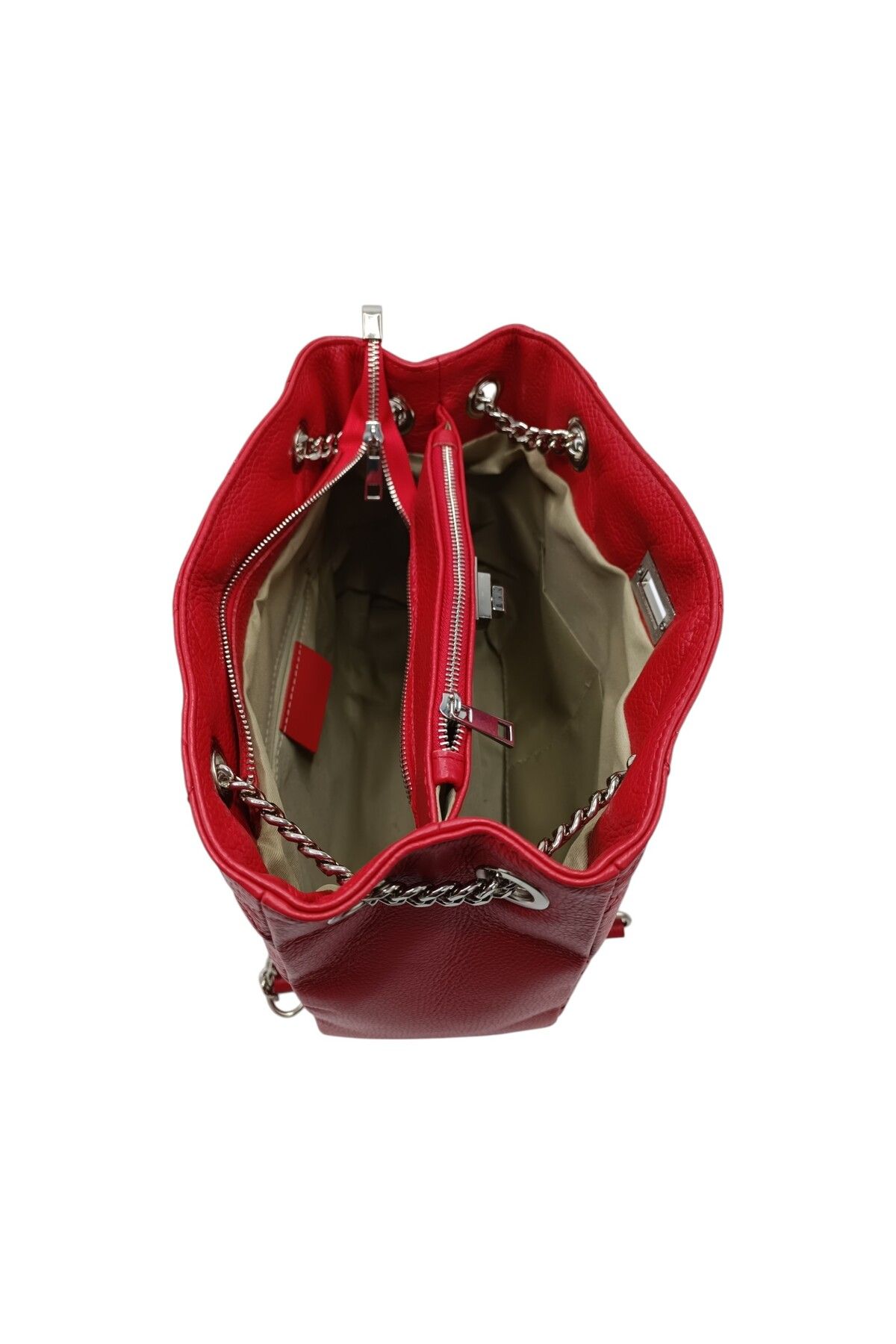 EVoStyle-EVoStyle JQ34 Women's Bag, Italian Genuine Leather, 32 x 25 x 14.5 cm, Red 6