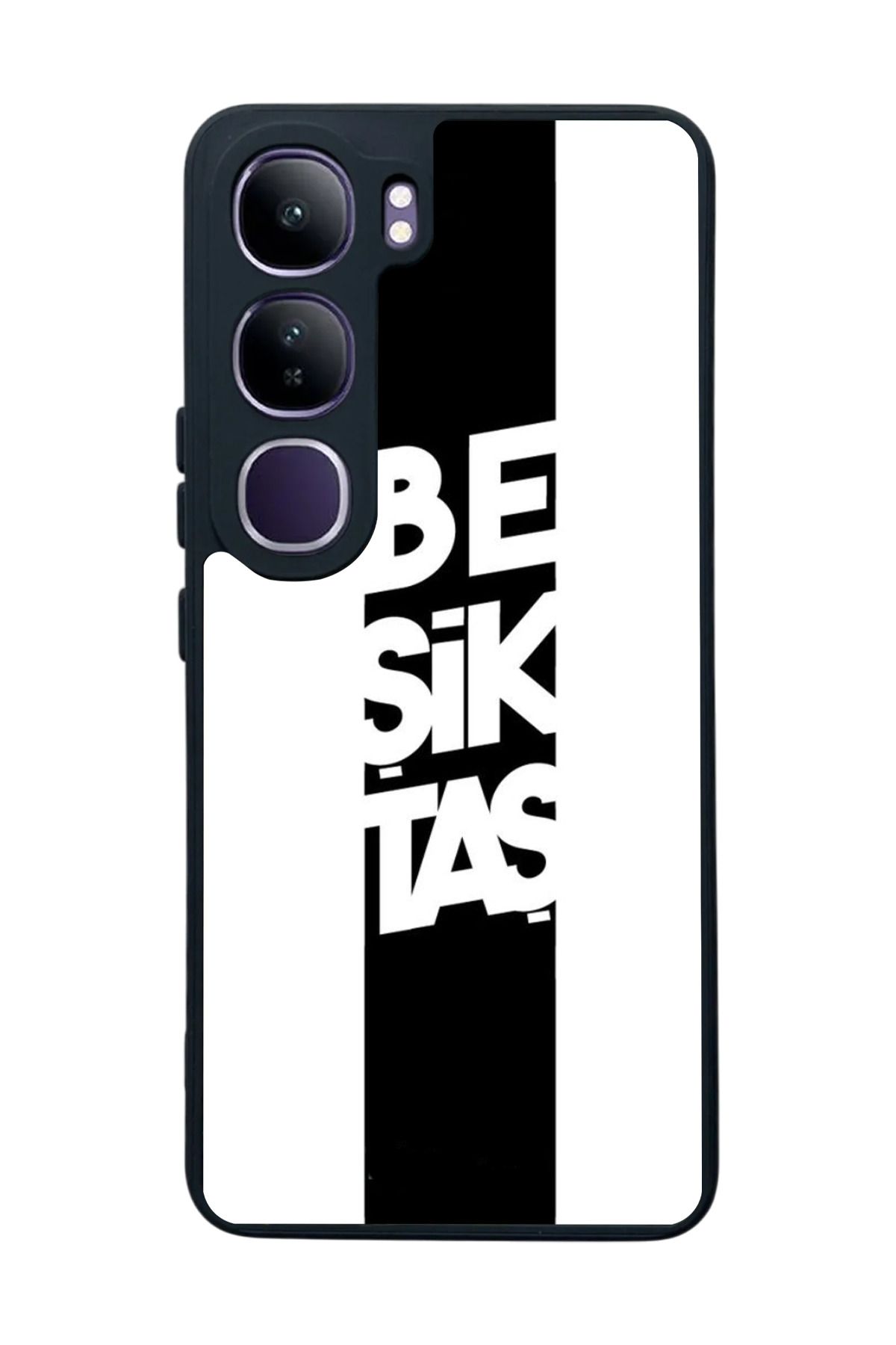 BGAKSESUAR Vivo V40 Lite Uyumlu Mat Siyah Kılıf – Yumuşak Silikon, Koruyucu, Şok Emici Kapak
