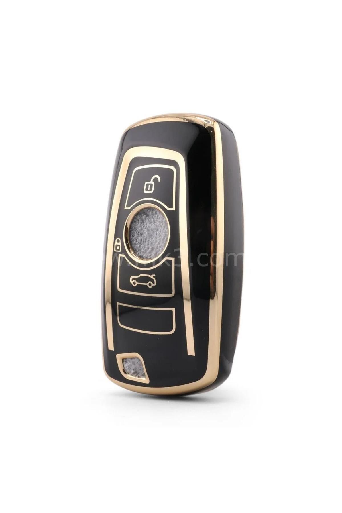 EBG İSTANBUL Bmw 3 Buton 1 3 Seri X1 X3 F10F15F16F20F30F18F25M3M4E34 Anahtar Kılıfı BEYAZ GOLD RENK