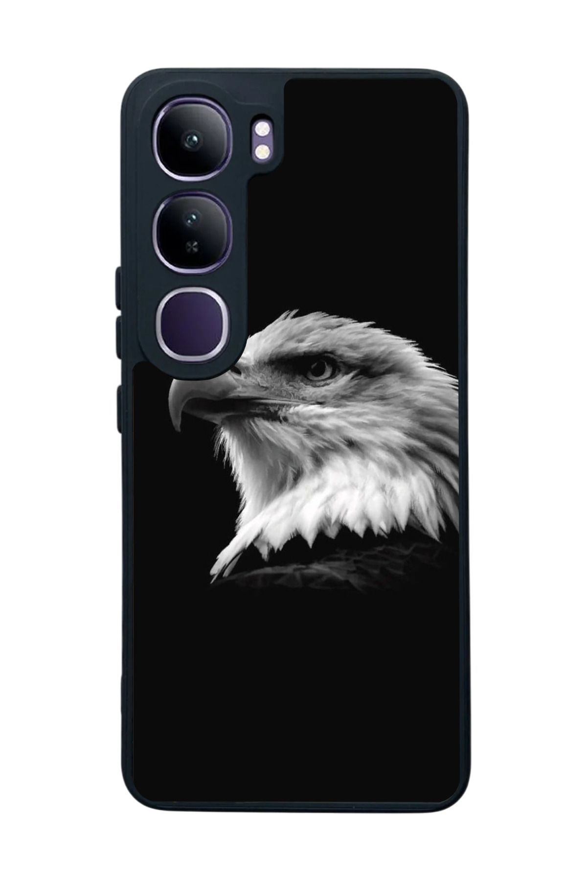 BGAKSESUAR Vivo V40 Lite Uyumlu Mat Siyah Kılıf – Yumuşak Silikon, Koruyucu, Şok Emici Kapak