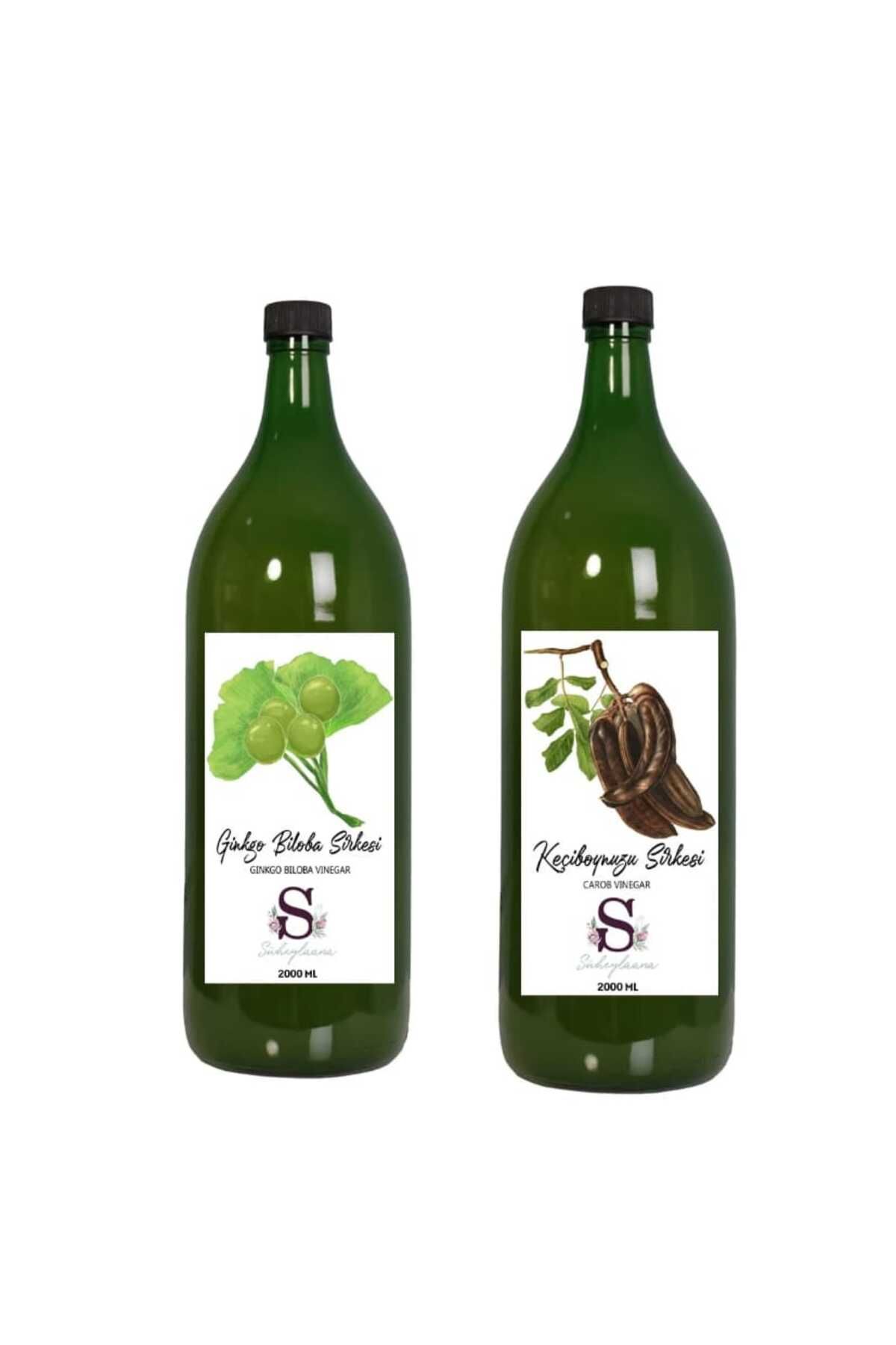 Süheylaana Doğal Ginkgo Biloba Sirkesi 2000 Ml - Doğal Keçiboynuzu Sirkesi 2000 Ml