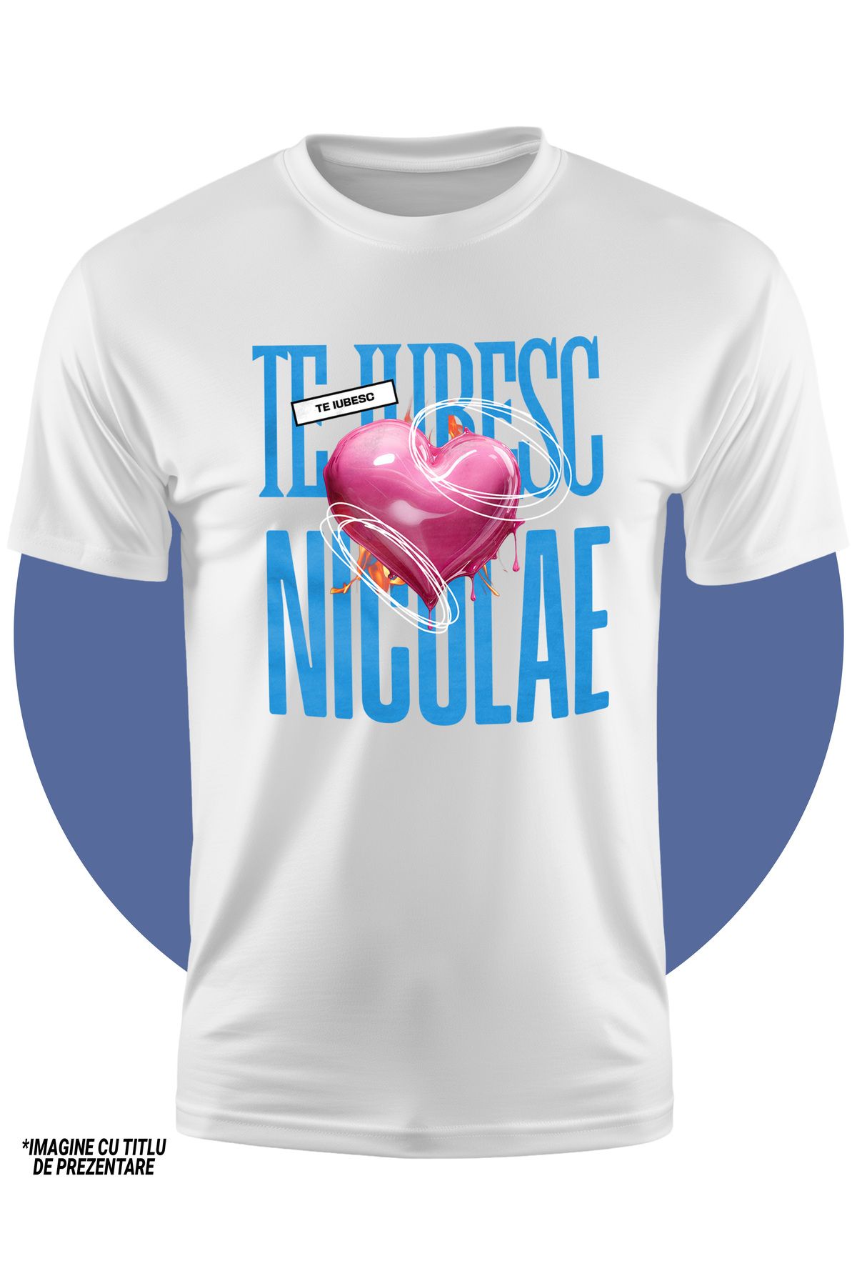 StoryGift Romania-Kids Boys T-Shirt I Love You Nicolae, Love, Heart, Love, Saint Valentine, Dragobet 2