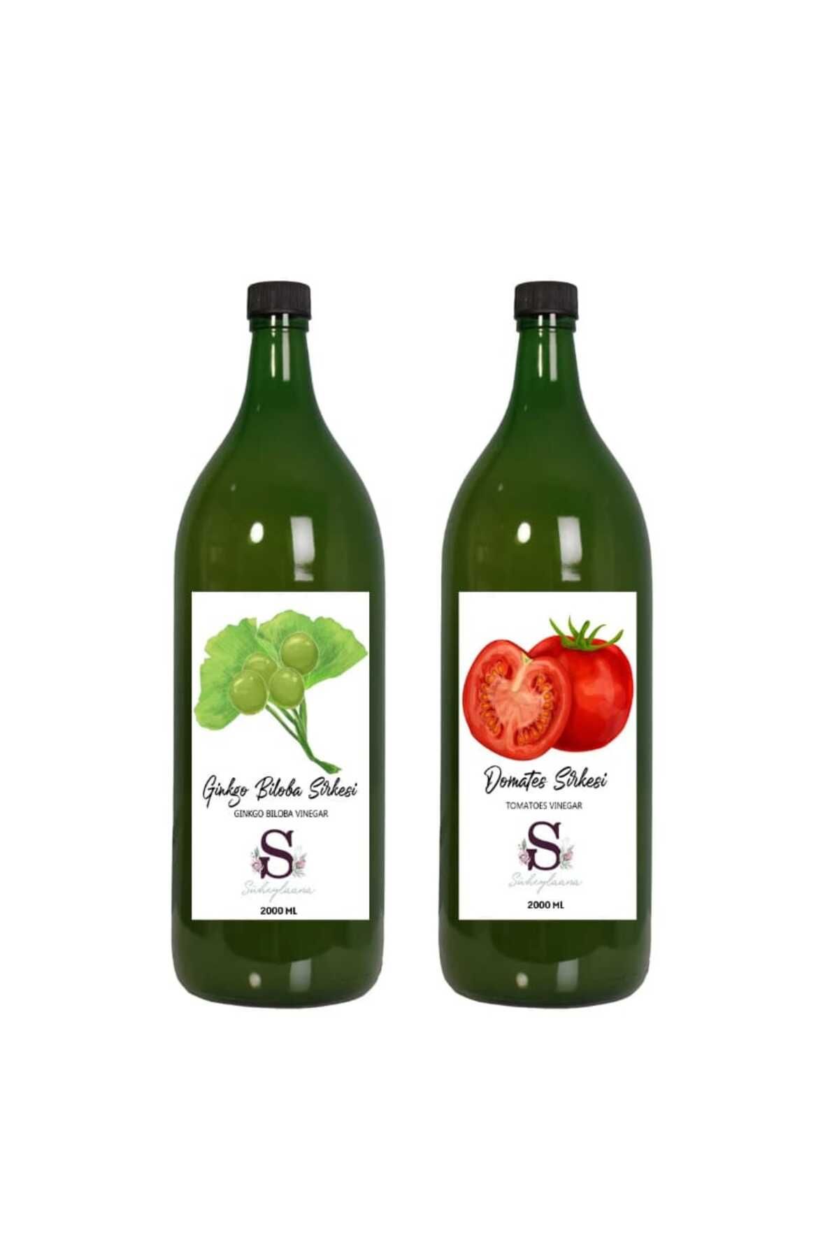Süheylaana Doğal Ginkgo Biloba Sirkesi 2000 Ml - Doğal Domates Sirkesi 2000 Ml