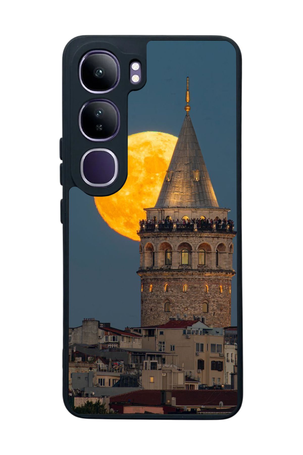 BGAKSESUAR Vivo V40 Lite Uyumlu Mat Siyah Kılıf – Yumuşak Silikon, Koruyucu, Şok Emici Kapak