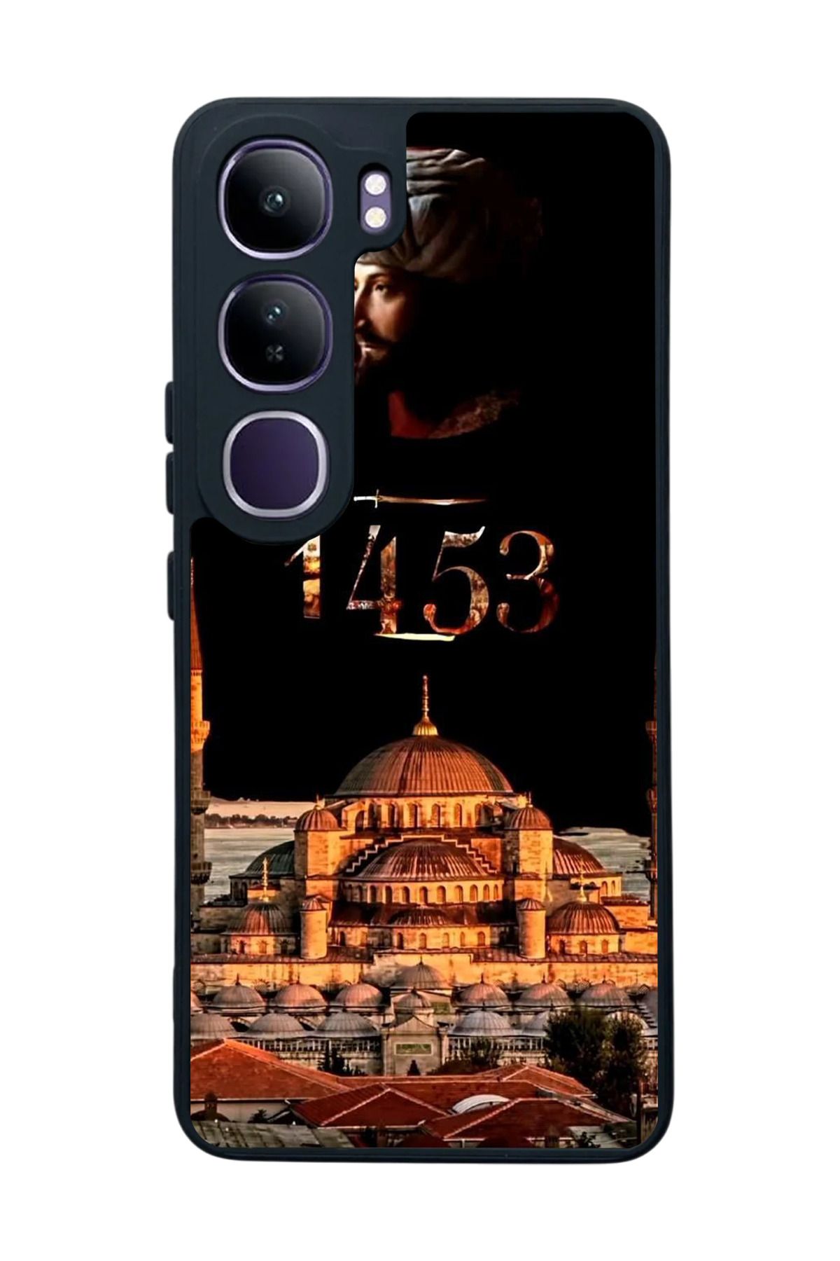 BGAKSESUAR Vivo V40 Lite Uyumlu Mat Siyah Kılıf – Yumuşak Silikon, Koruyucu, Şok Emici Kapak