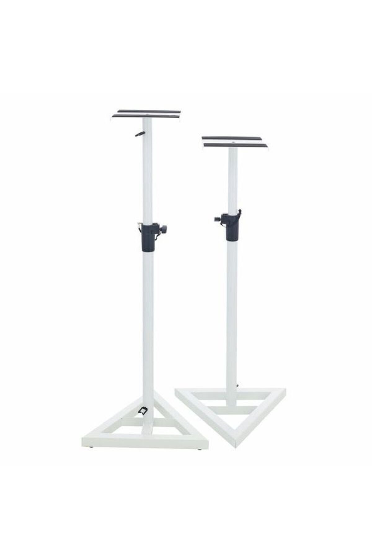 Millenium-Millenium BS-500 WH Studio Monitor Stand Set 1