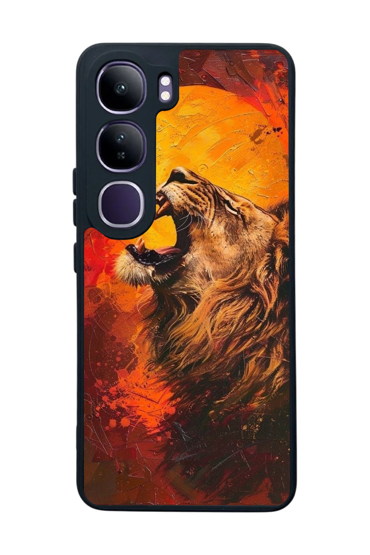BGAKSESUAR Vivo V40 Lite Uyumlu Mat Siyah Kılıf – Yumuşak Silikon, Koruyucu, Şok Emici Kapak