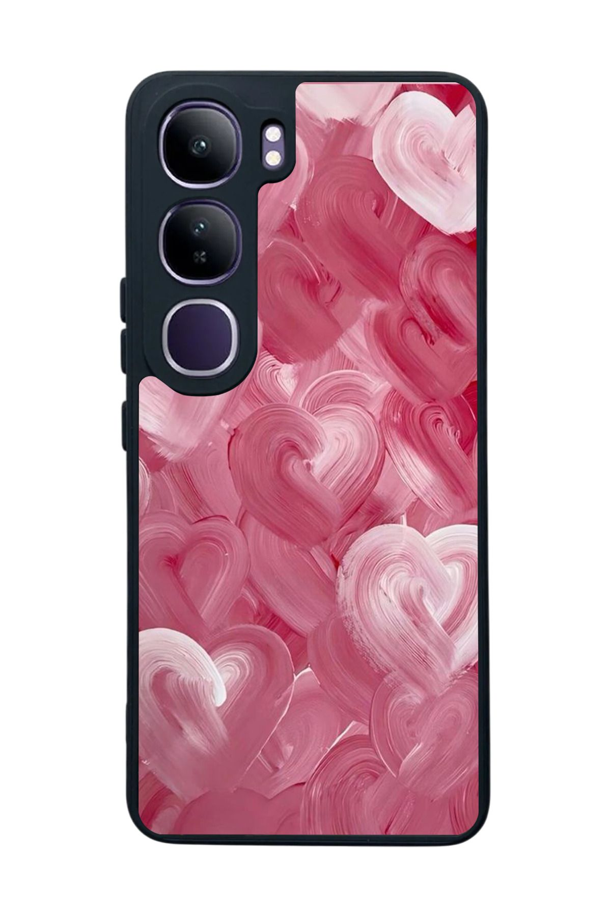 BGAKSESUAR Vivo V40 Lite Uyumlu Mat Siyah Kılıf – Yumuşak Silikon, Koruyucu, Şok Emici Kapak