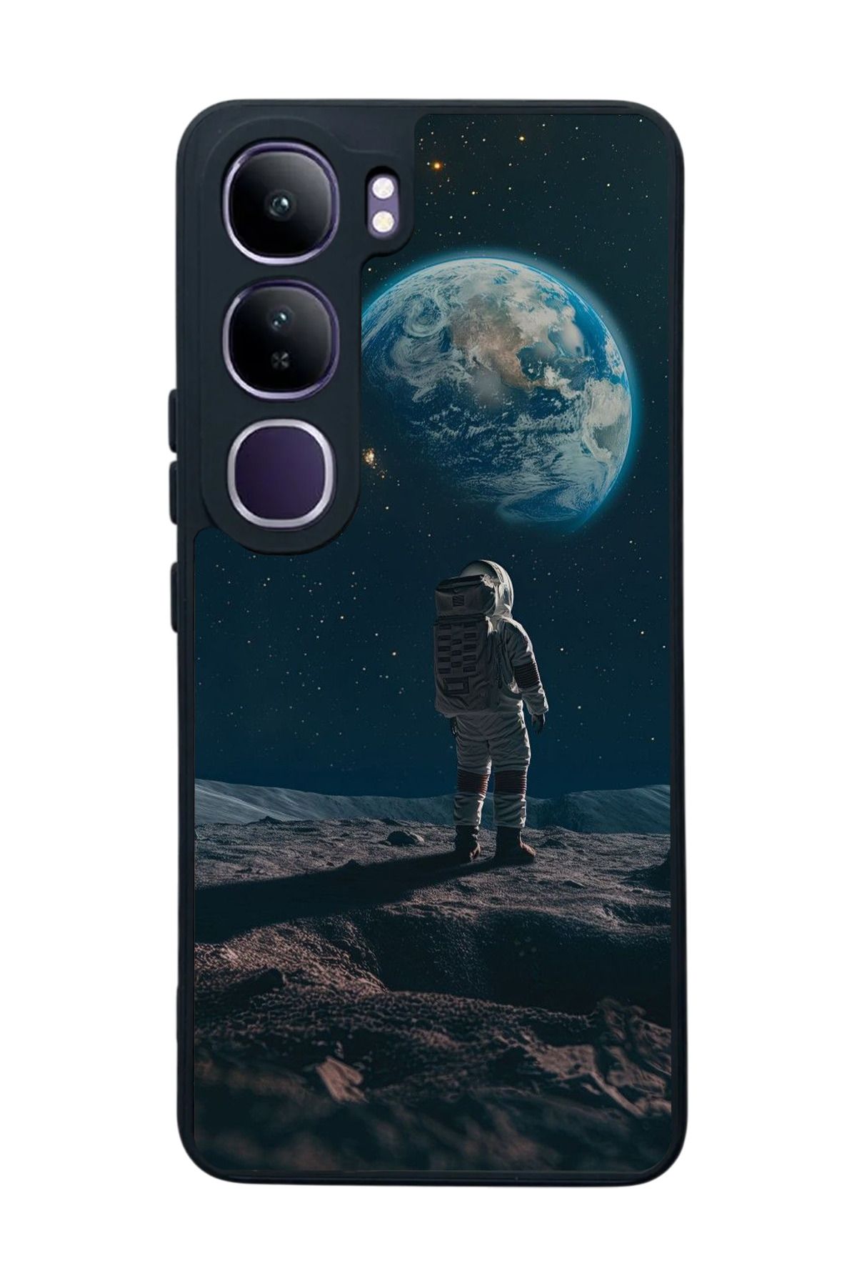 BGAKSESUAR Vivo V40 Lite Uyumlu Mat Siyah Kılıf – Yumuşak Silikon, Koruyucu, Şok Emici Kapak