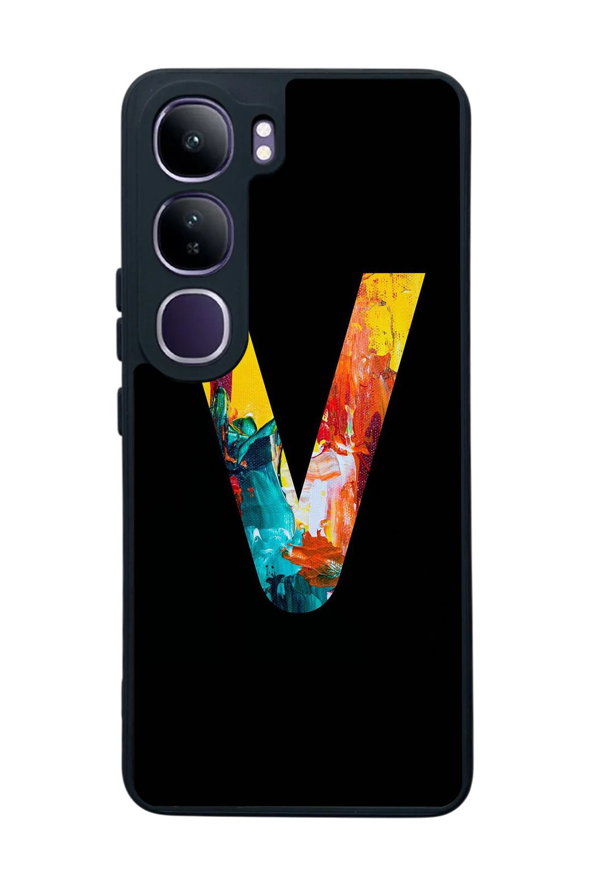 BGAKSESUAR Vivo V40 Lite Uyumlu Mat Siyah Kılıf – Yumuşak Silikon, Koruyucu, Şok Emici Kapak