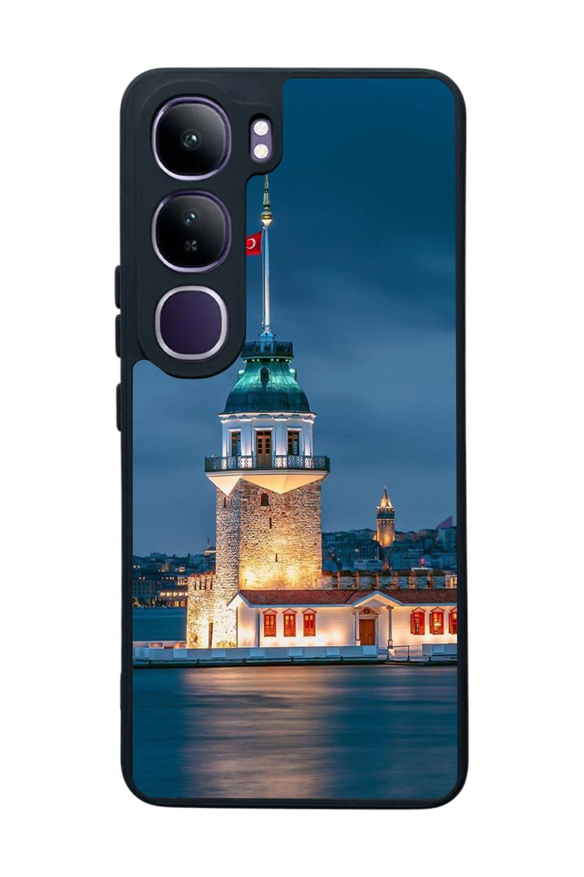 BGAKSESUAR Vivo V40 Lite Uyumlu Mat Siyah Kılıf – Yumuşak Silikon, Koruyucu, Şok Emici Kapak uyumlu
