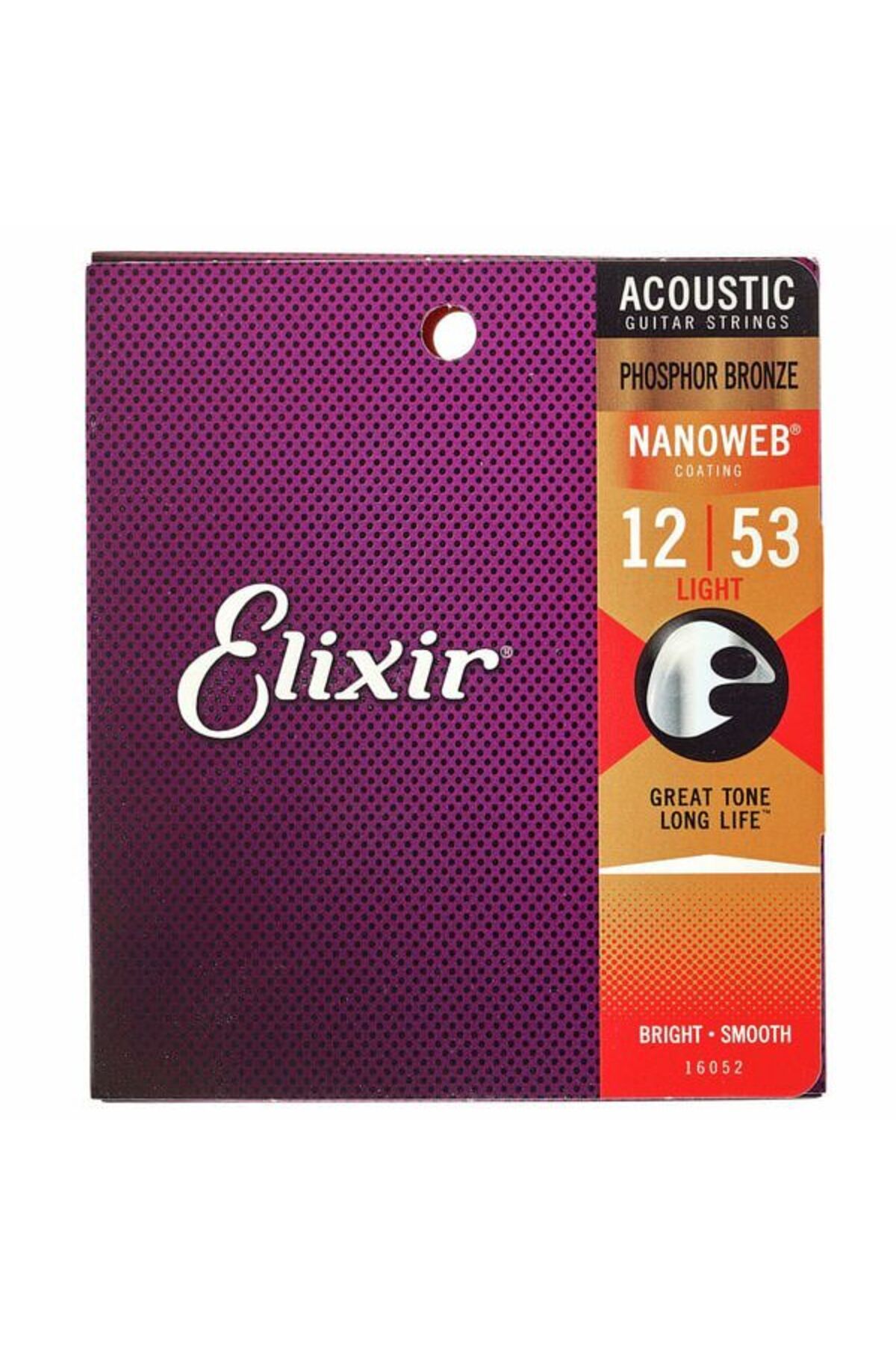 Elixir Corzi Chitara Acustica Elixir 16052 Nanoweb Light Phosphor Bronze - One Size