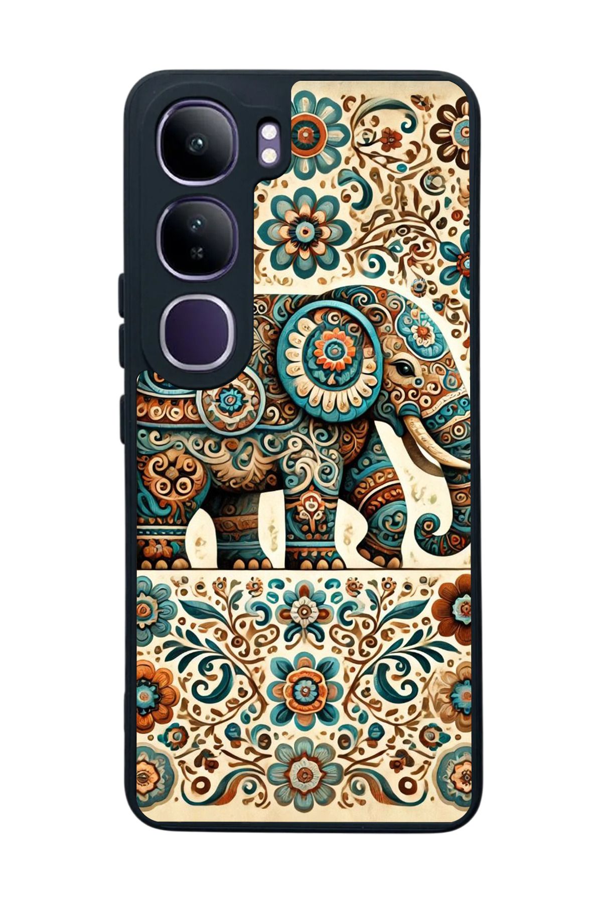 BGAKSESUAR Vivo V40 Lite Uyumlu Mat Siyah Kılıf – Yumuşak Silikon, Koruyucu, Şok Emici Kapak