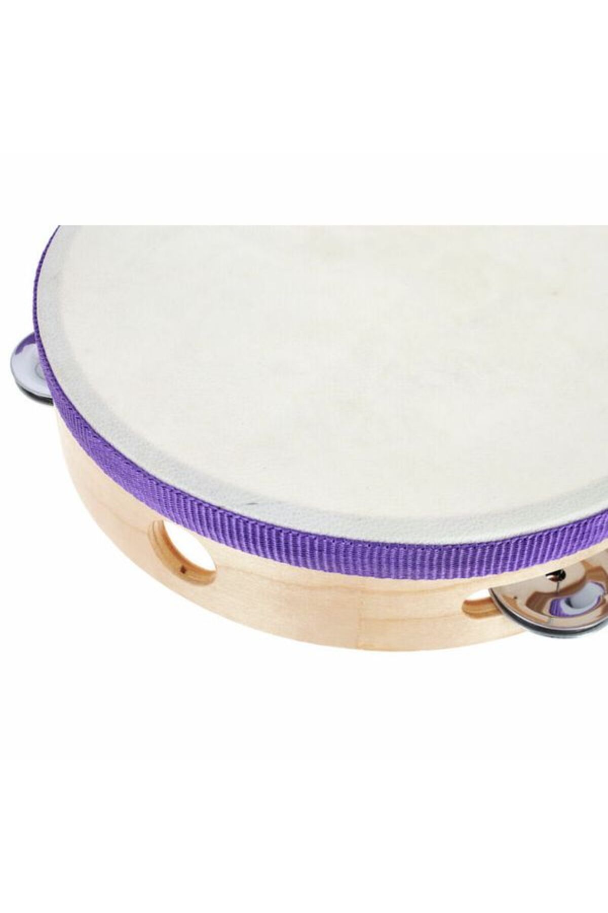 Millenium-Millenium Drum Tambourine 8" Tambourine Natural Skin 3