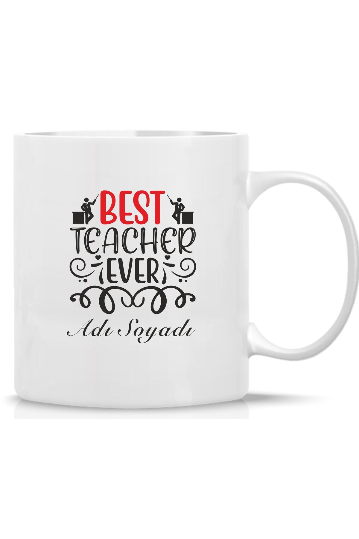 Kreax Best Teacher Kişiye Özel Baskılı Kupa Bardak