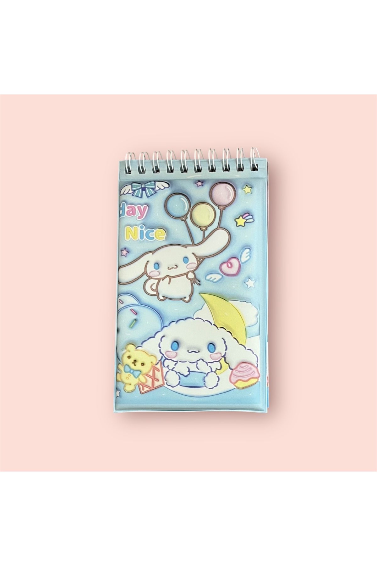 synshop 1 Adet Sanrio Kuromi Cinnamoroll Yumuşak Kapak Squishy Sticker Defter