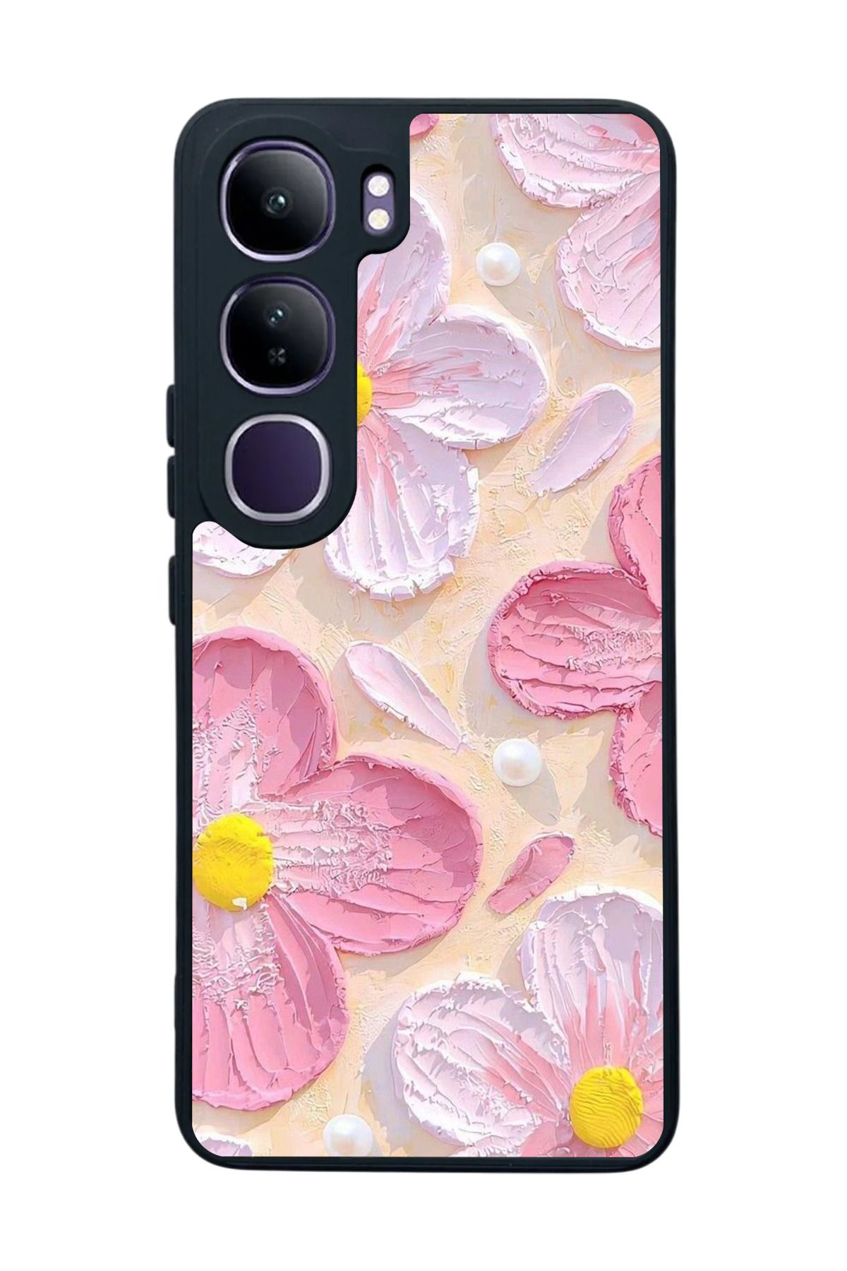 BGAKSESUAR Vivo V40 Lite Uyumlu Mat Siyah Kılıf – Yumuşak Silikon, Koruyucu, Şok Emici Kapak