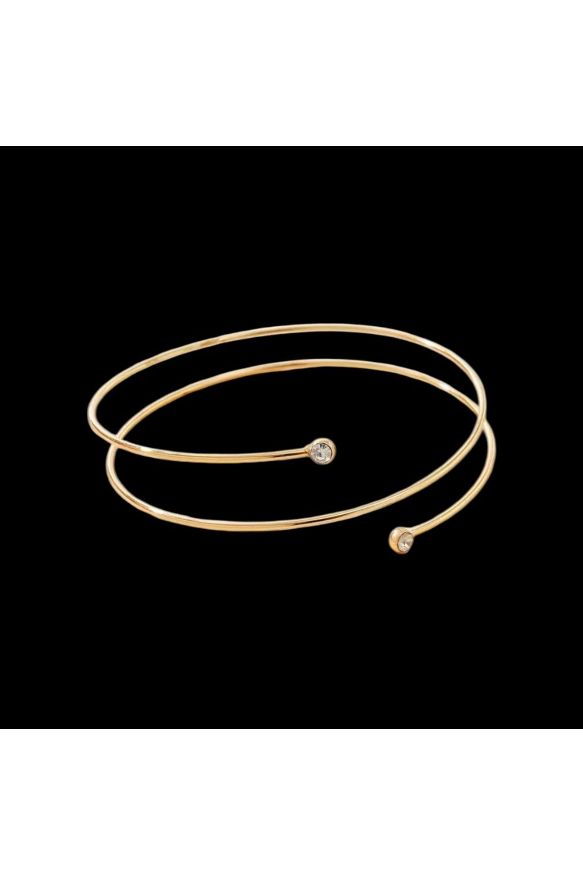 Sevilgülgünfinecrafts ARM CUFF TAŞLI ÇİFT KAT PAZU BİLEKLİĞİ
