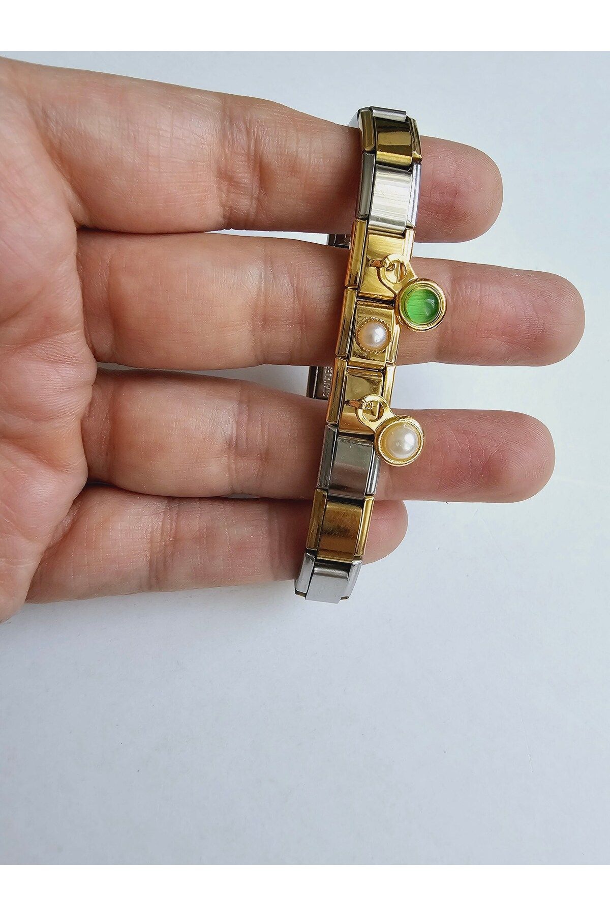 AKSESUARSTORE77 ÇELİK Esnek İtalyan Bileklik