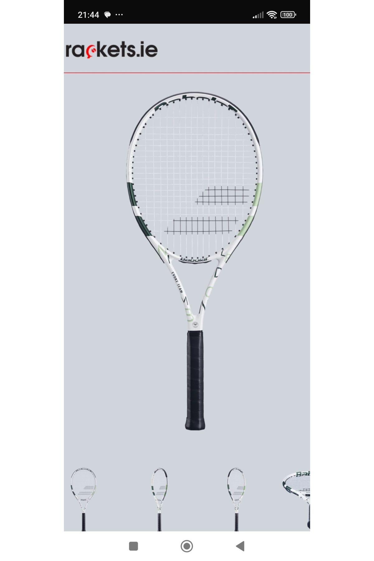 راکت تنیس تیم WIMBLEDON L1 BABOLAT