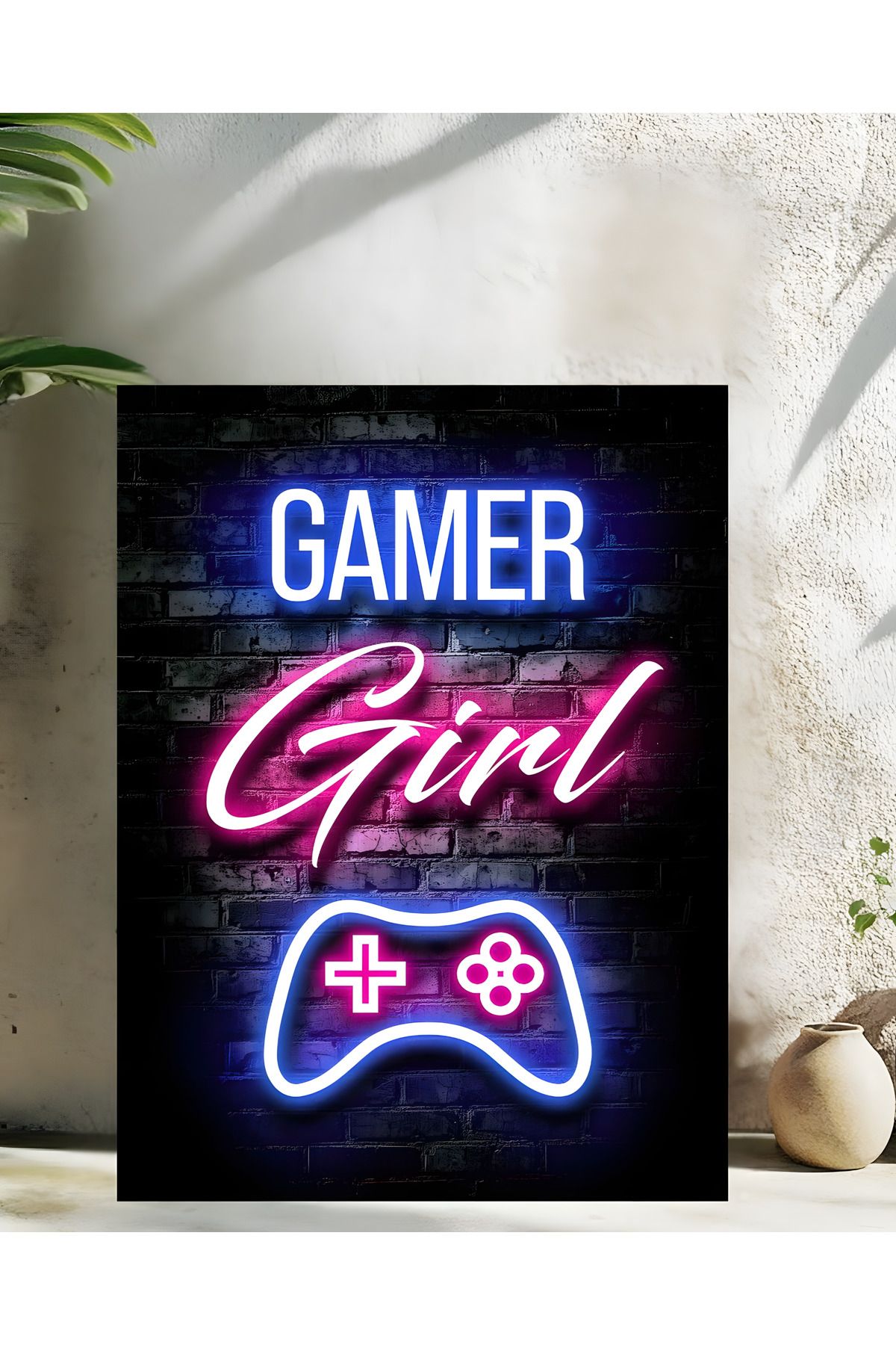 Levhane Gamer Duvar Yazıları – Oyuncu Ruhuna Özel Metal Tablo
