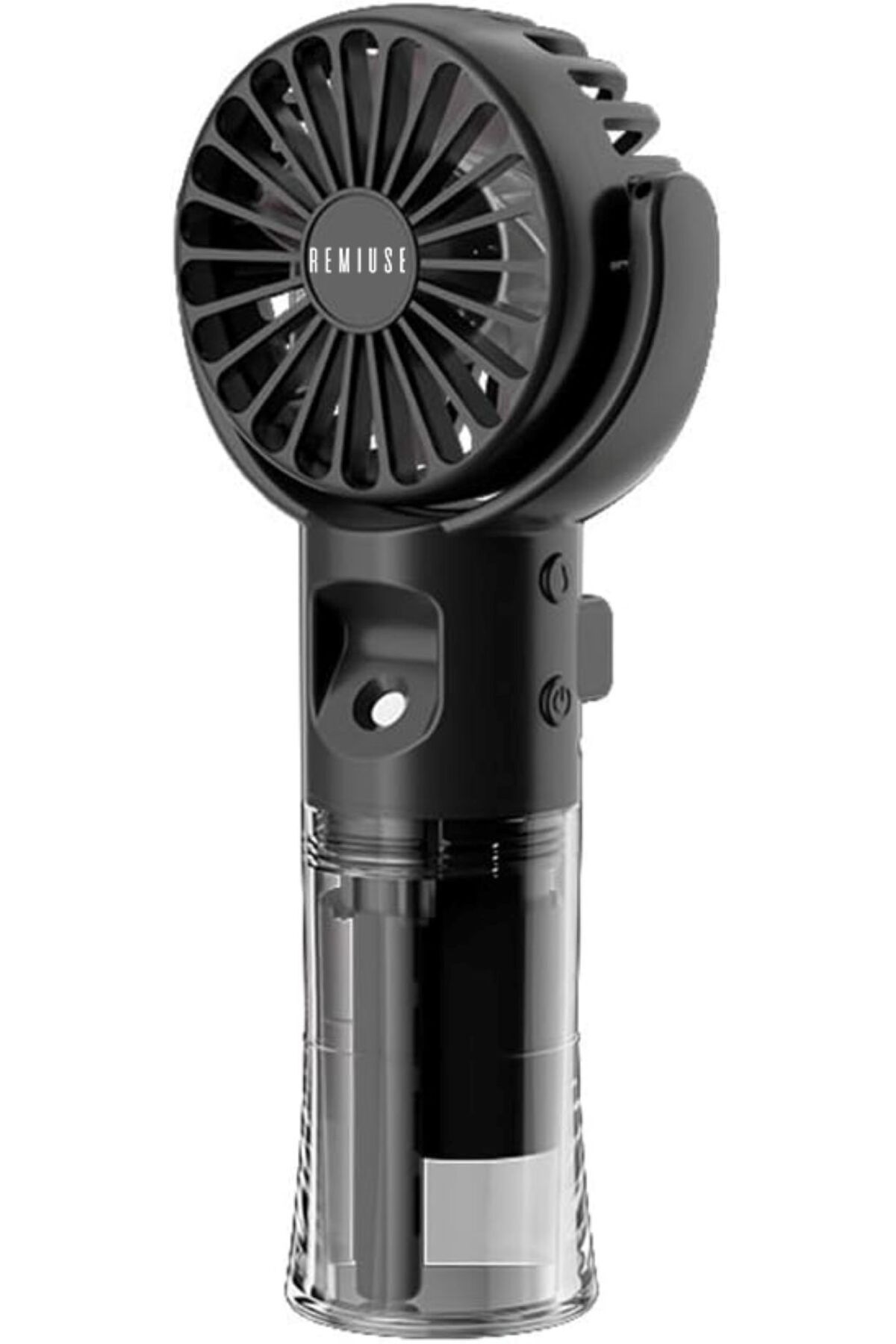 Remiuse Taşınabilir Mini El Fanı Su Püskürtmeli Şarjlı Masaüstü Fan Serinletici Spreyli USB Fan
