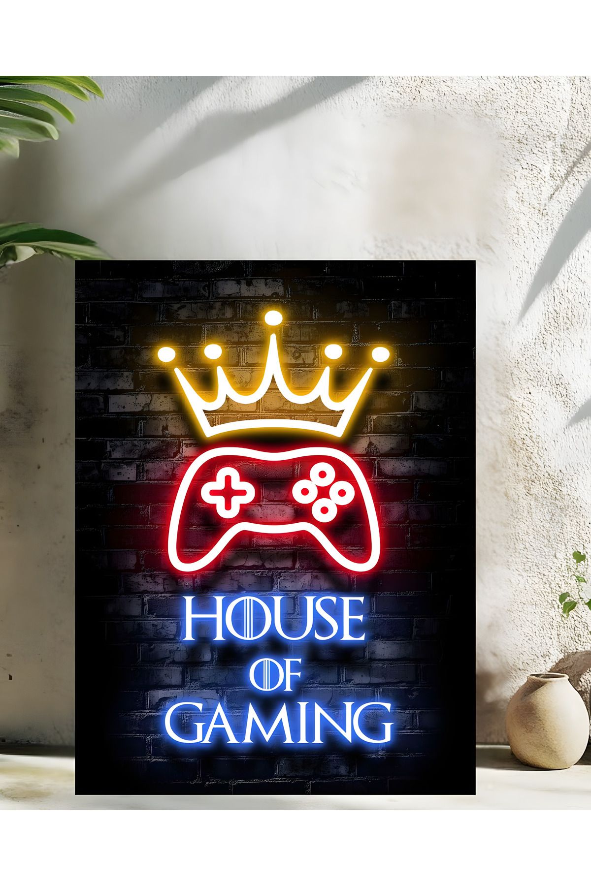 Levhane Gamer Duvar Yazıları – Oyuncu Ruhuna Özel Metal Tablo
