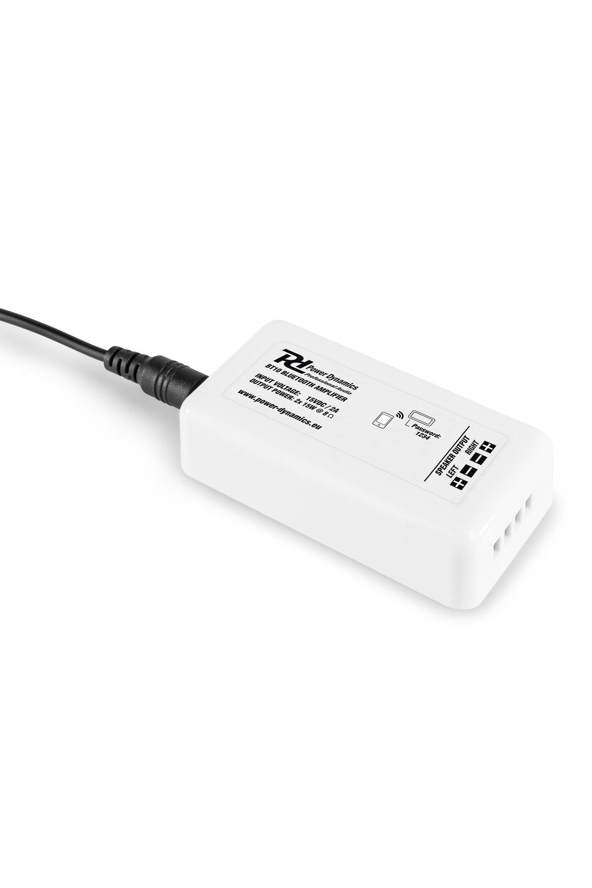 POWER DYNAMICS-Power Dynamics BT10 Bluetooth amplifier, 60W, 8ohm 6