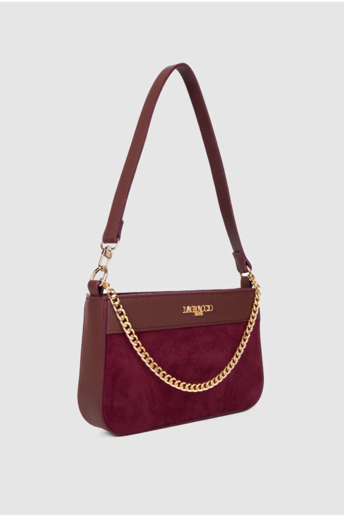 Tugchic Bags Kadın Kol Çantası Bordo Süet