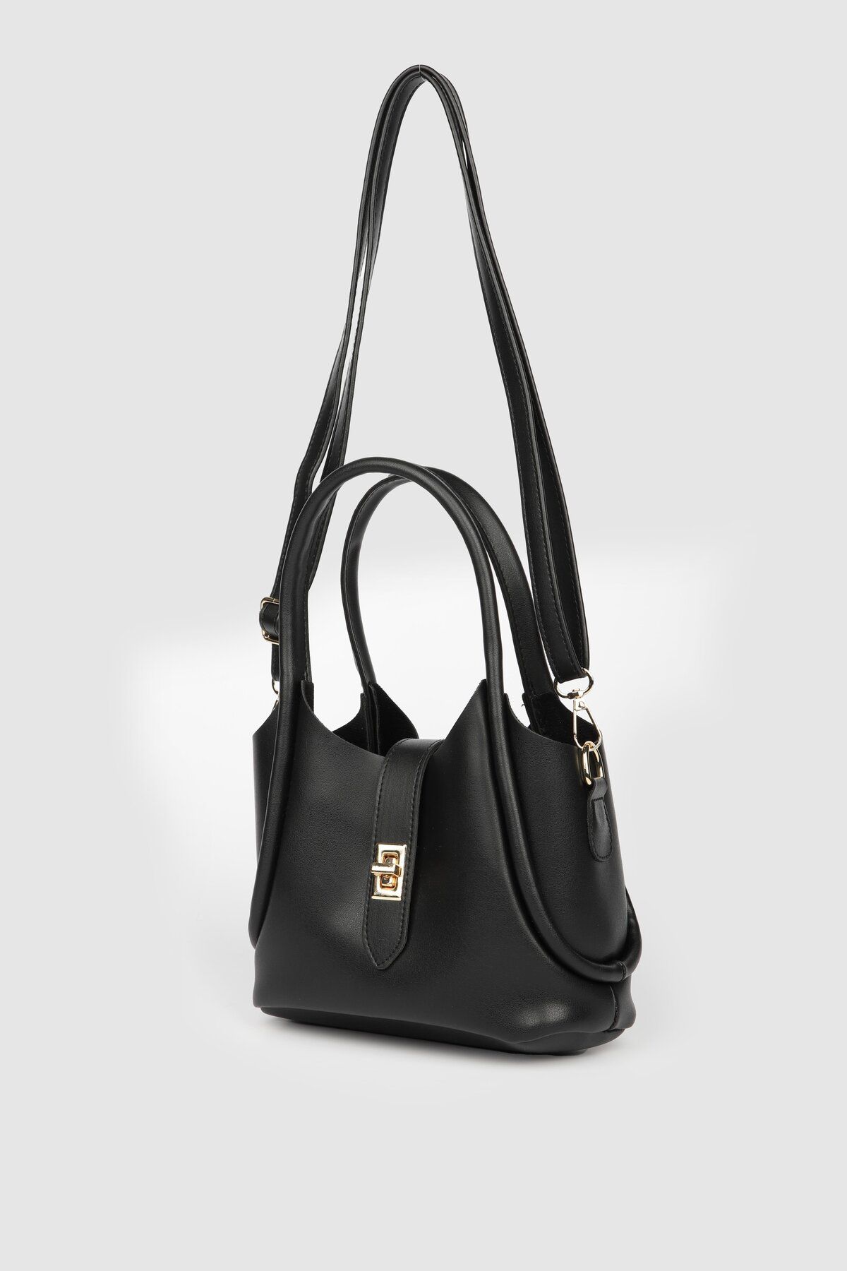 Tugchic Bags Kadın İkili El Ve Askılı Çanta Siyah