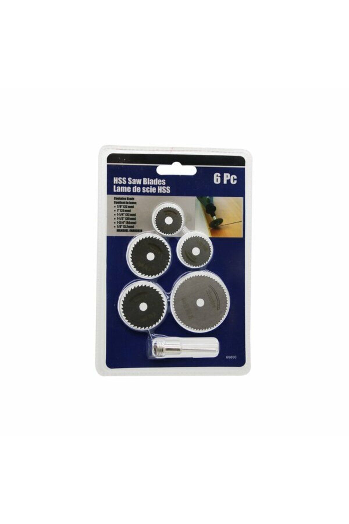 POEBGO FAMİLY'S 6 PARÇA MİNİ YUVARLAK TESTERE BIÇAKLARI 22---44MM (5162)