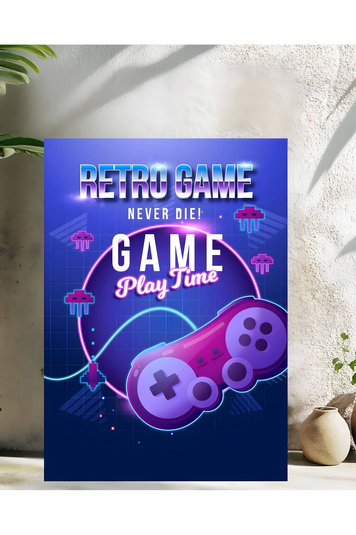 Levhane Gamer Duvar Yazıları – Oyuncu Ruhuna Özel Metal Tablo