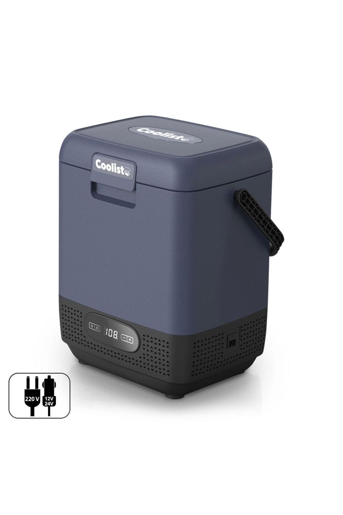 Coolist Clk12 12/24volt/ 220volt 12 Litre Taşınabilir Kompresörlü Oto Buzdolabı